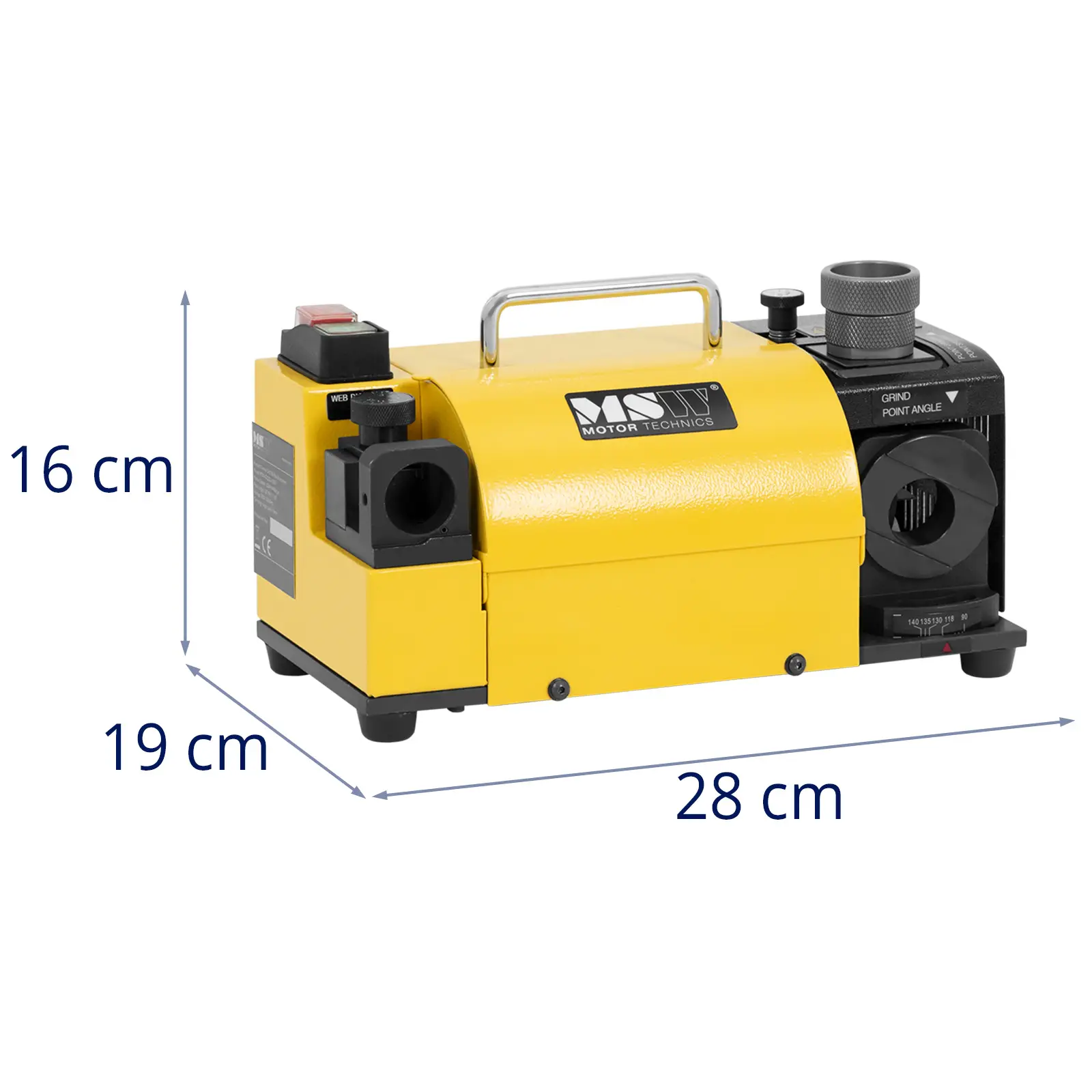 Boorslijpmachine - Ø 3 tot 13 mm - CBN-slijpschijf