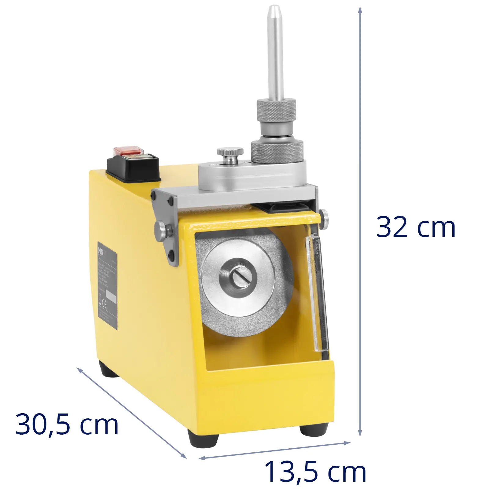 Brusilica za volframove elektrode - Ø 1,6 - 5 mm - 0 - 60° (Materijal: Lijevano željezo)