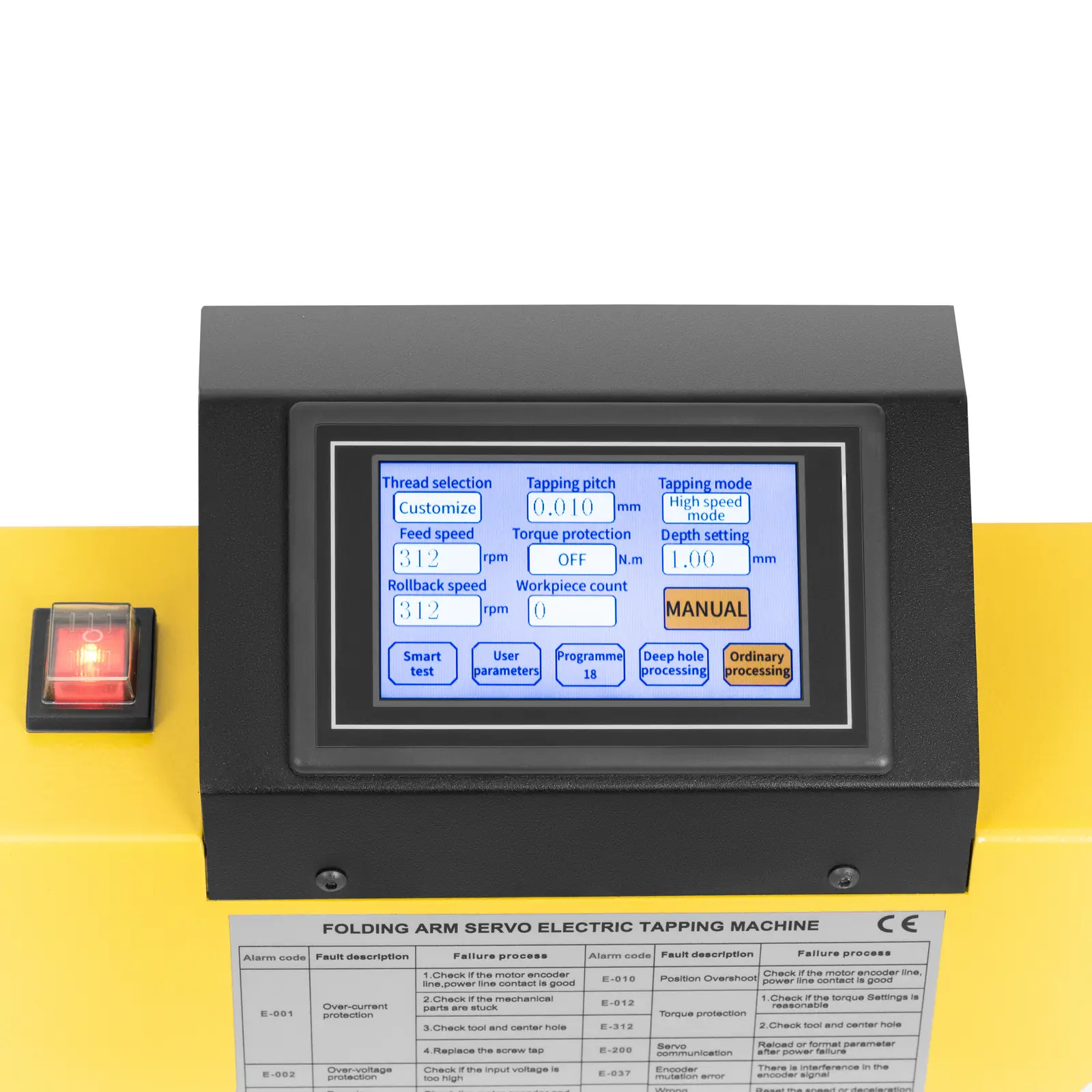 Sriegimo staklės - 600 W - nuo 0 iki 312 aps/min - nuo M3 iki M16