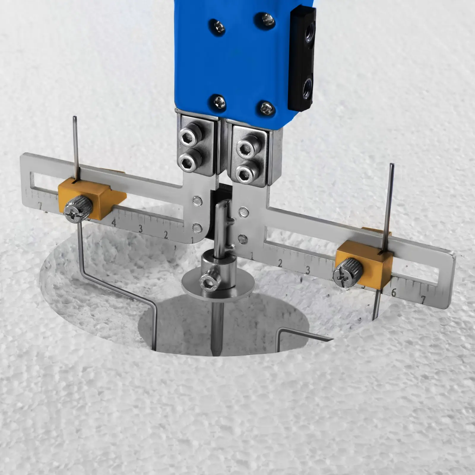 Piepschuimsnijder - 250 W - 500 °C - tot 250 mm - met doppensnijder en extra messen