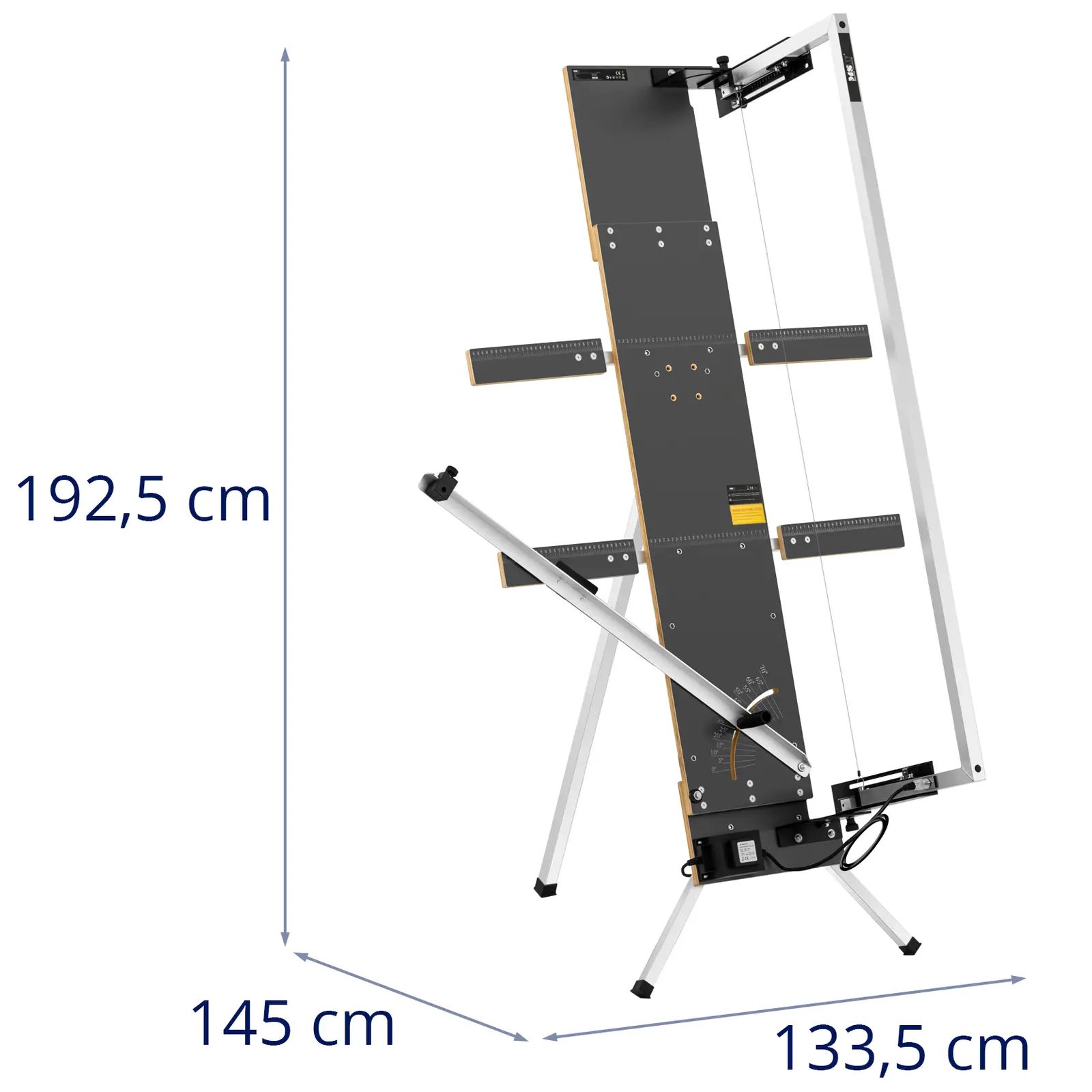 Polisztirolvágó - 200 W - 1300 mm / 330 mm - állványtalp