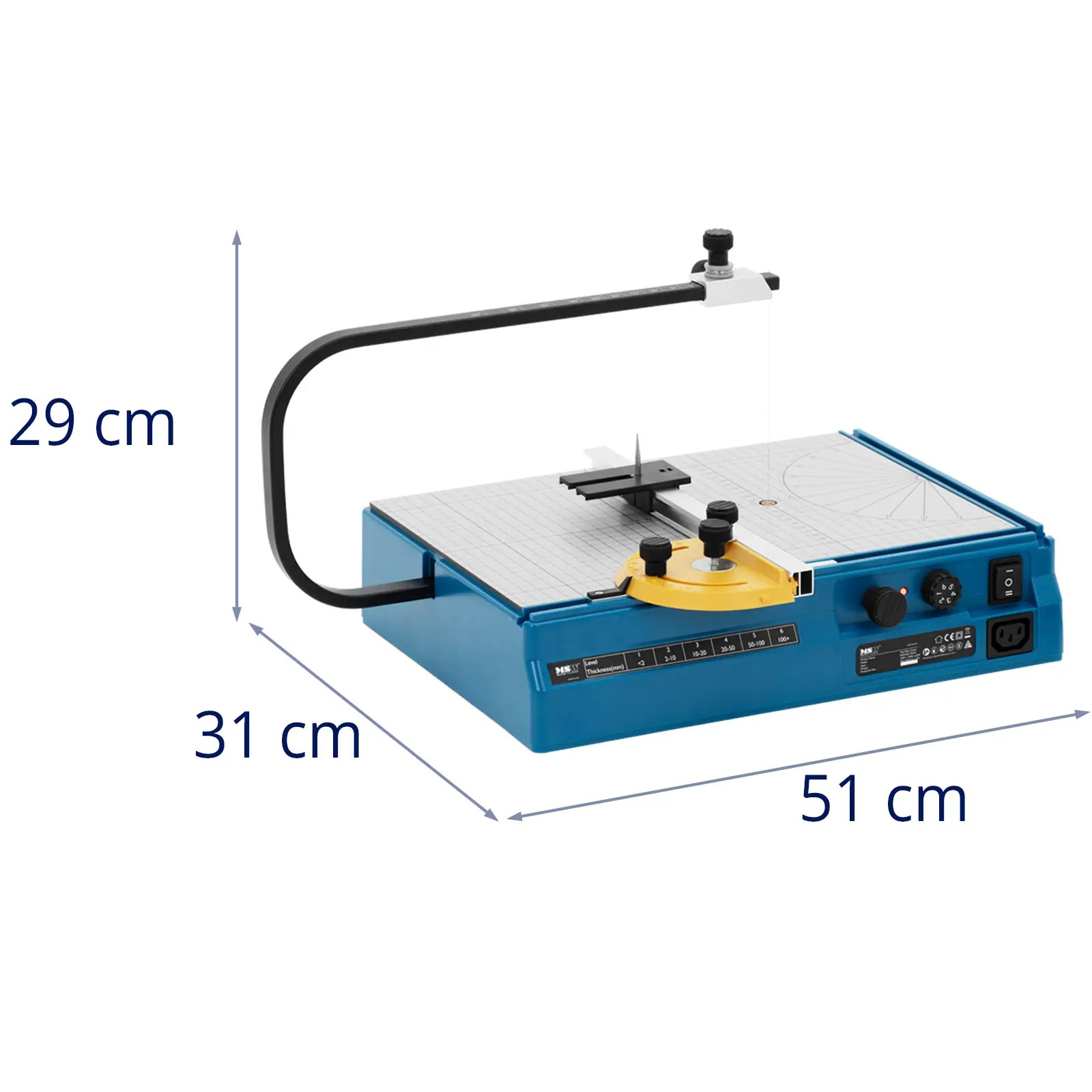 Piepschuimsnijder - tafelsnijder - 25 W - 10,5 V