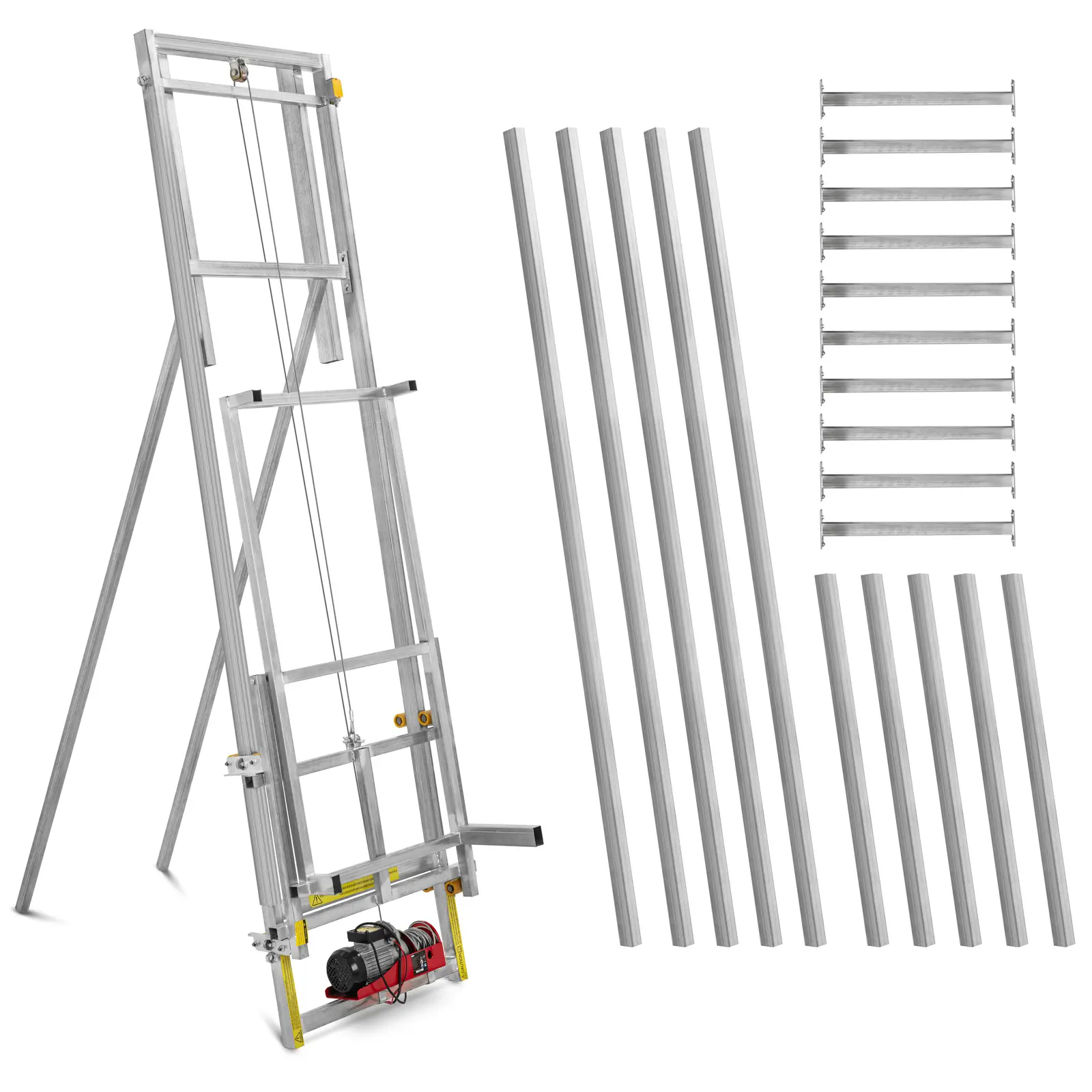 Elevatore a scala - 15 m - Fino a 200 kg - Costruzione verticale anche per tetti piatti - 0