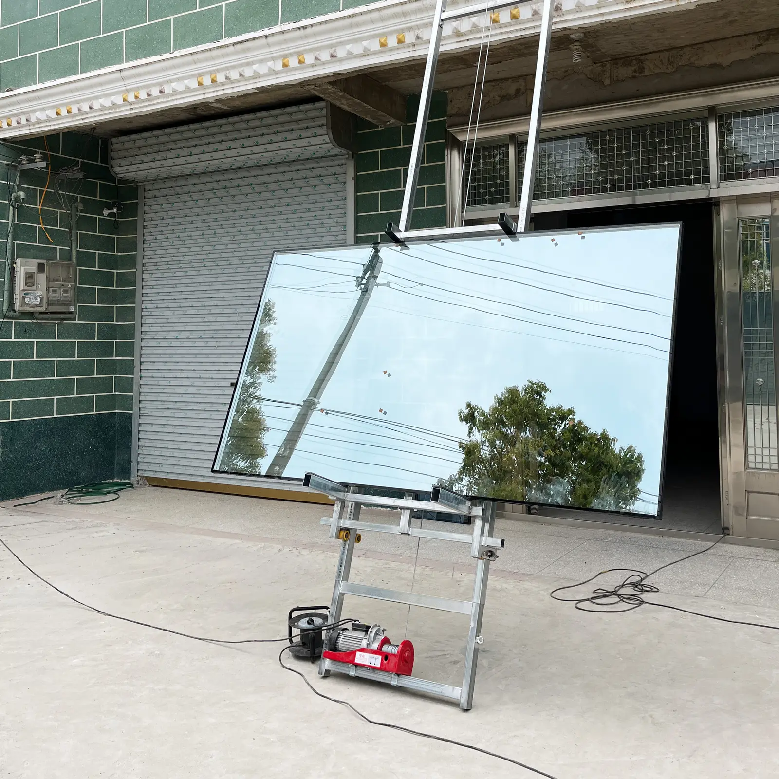 Elevatore a scala - 15 m - Fino a 200 kg - Costruzione verticale anche per tetti piatti