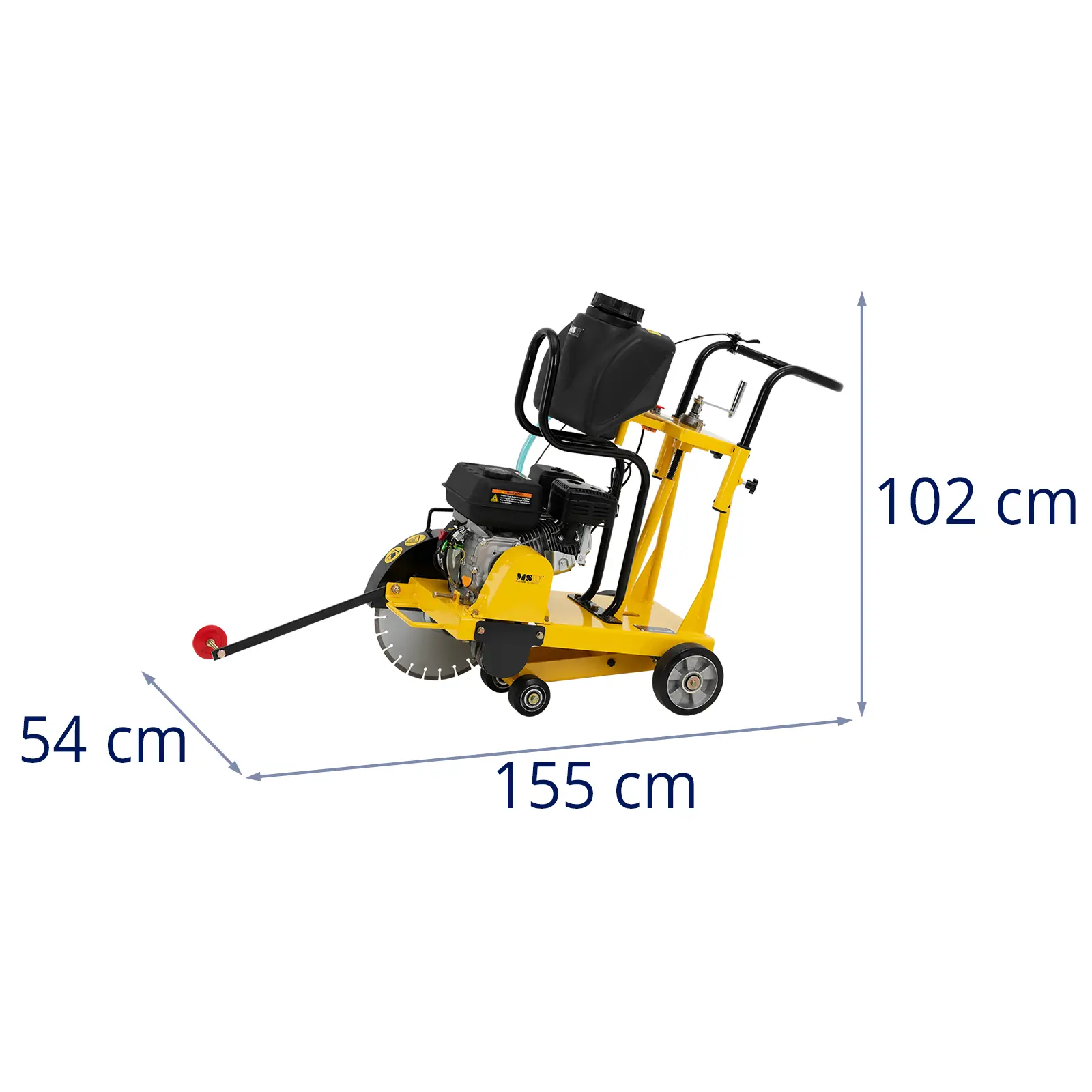 Řezačka spár - 6,5 k - pilový kotouč Ø 350 mm (Objem nádrže na vodu: 10 l)