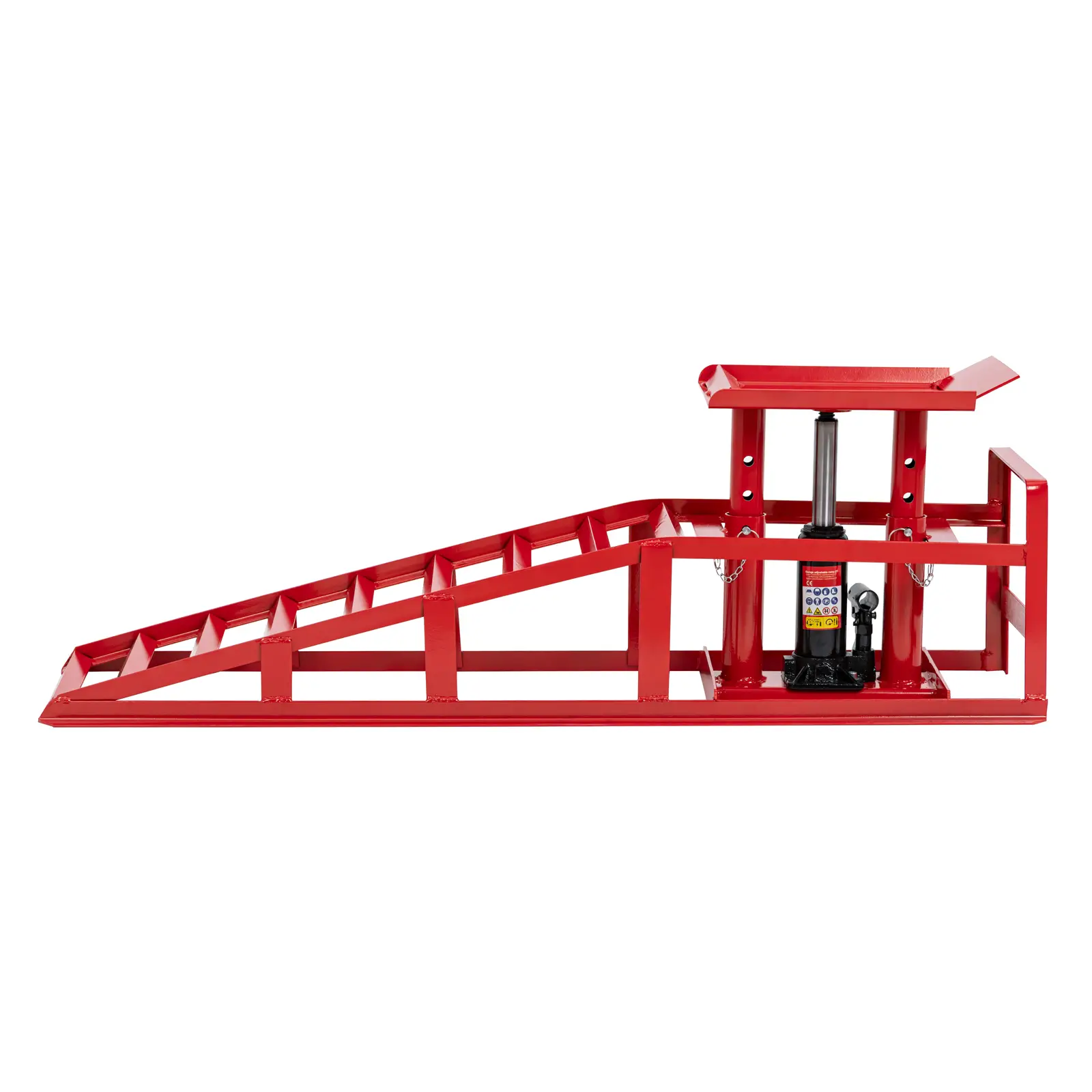 Rampe de levage hydraulique - Jusqu'à 2 000 kg - Hauteur 235 à 325 mm - Lot de 2 (Matériau(x): Acier)