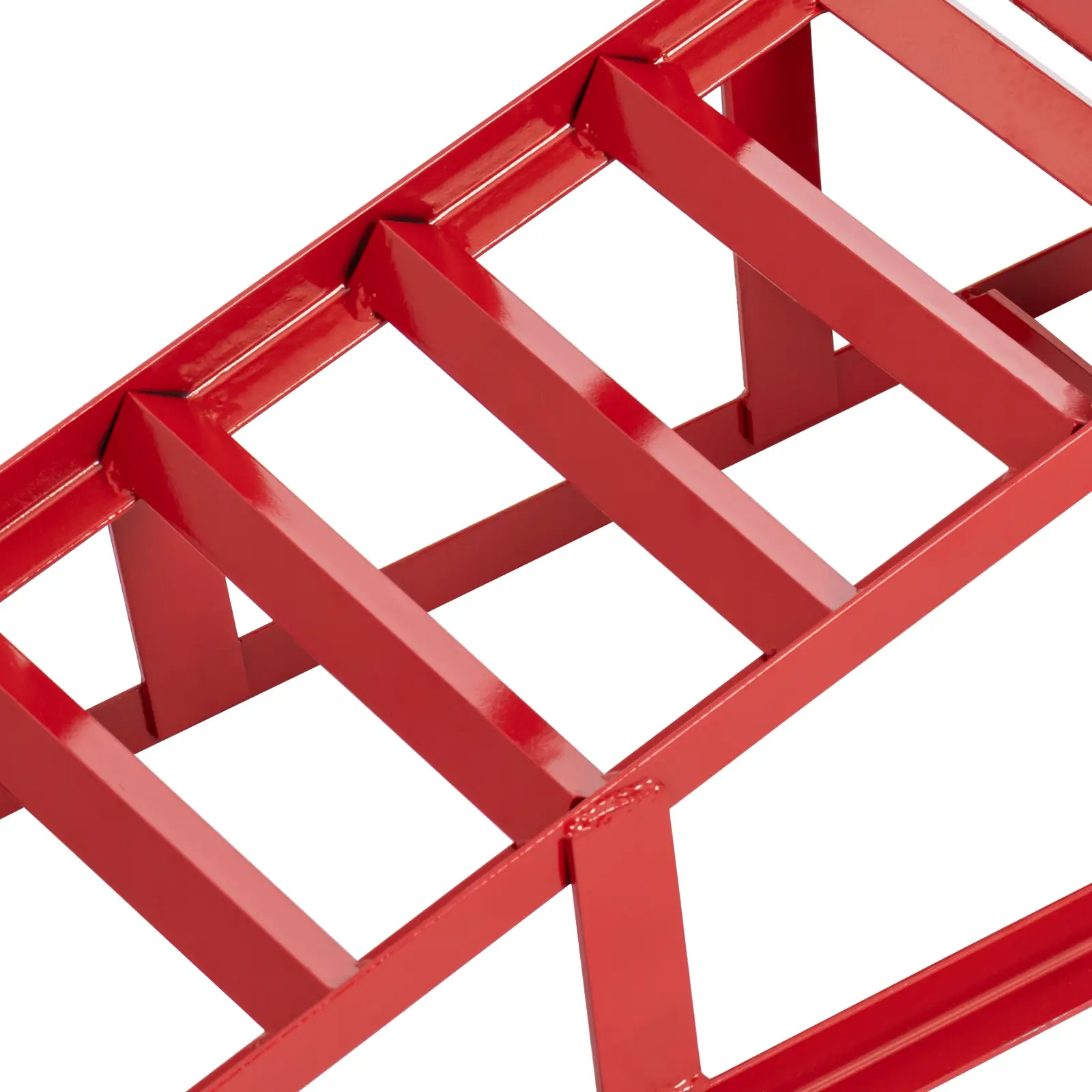 Rampe de levage hydraulique - Jusqu'à 2 000 kg - Hauteur 235 à 325 mm - Lot de 2 (Couleur(s): Rouge)