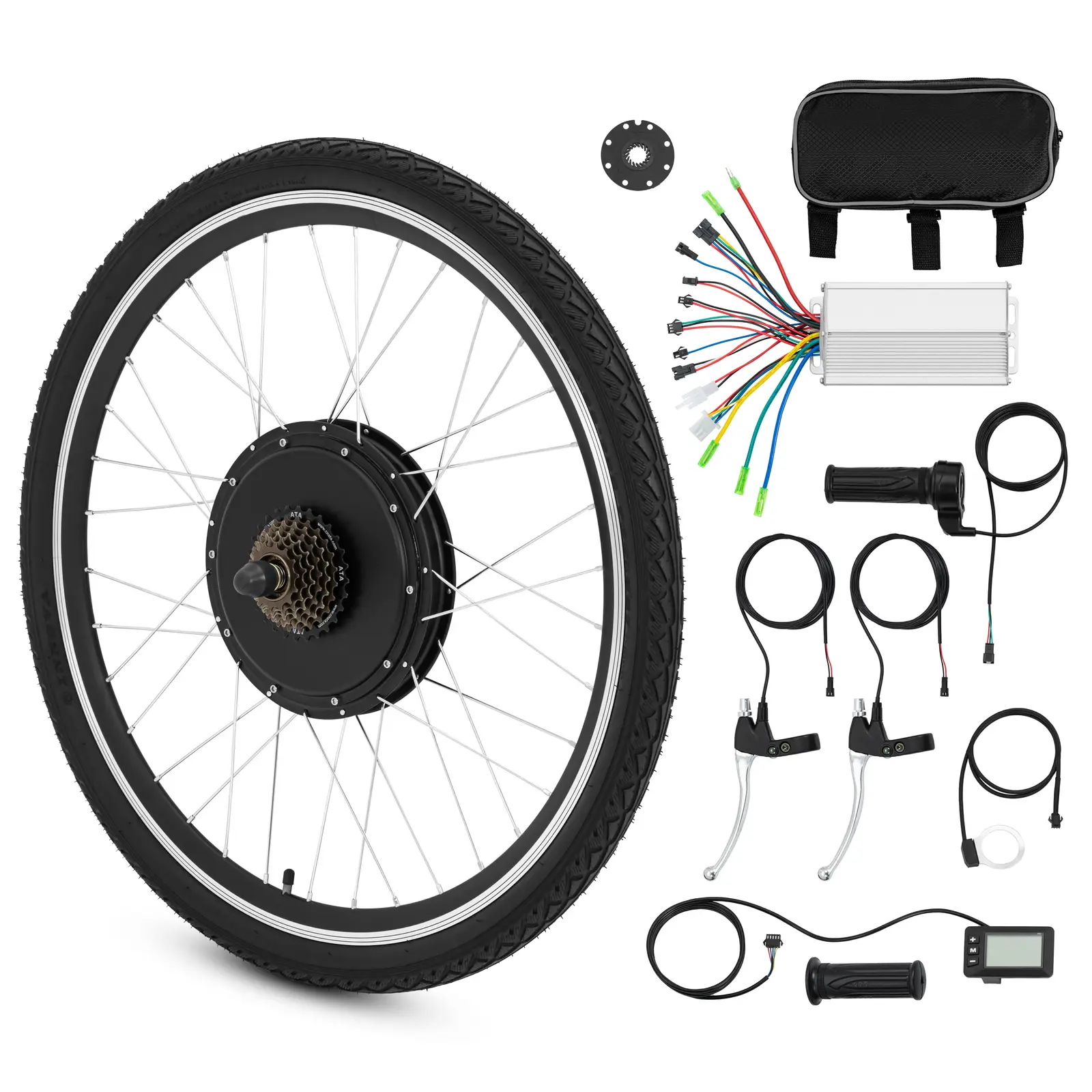 Kit de conversão para bicicleta elétrica S-Pedelec - roda traseira - 28" - até 45 km/h