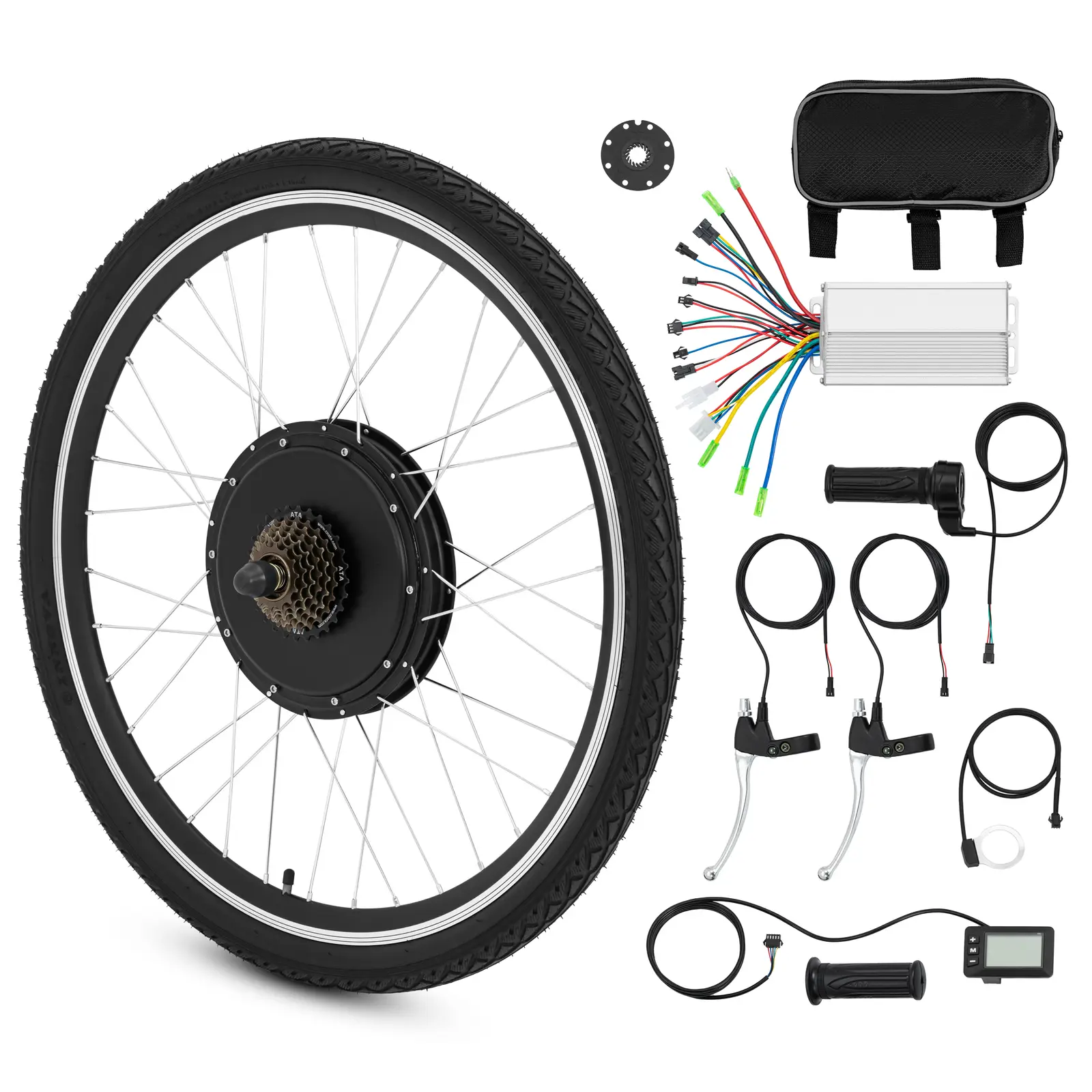 Kit de conversie a bicicletei electrice în Pedelec - roată spate - 28"