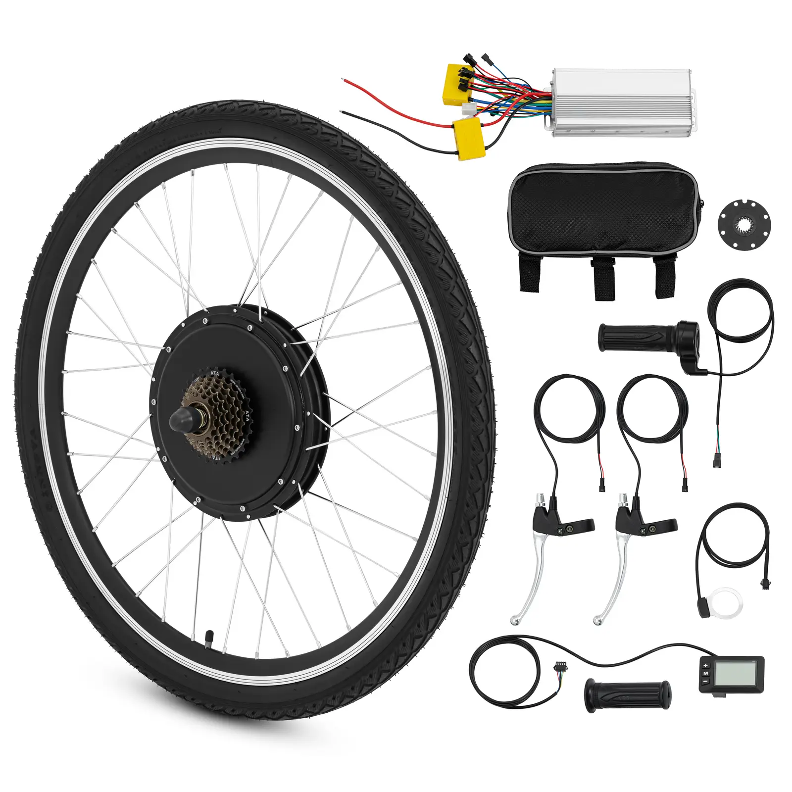 Kit de conversão para bicicleta elétrica S-Pedelec - roda traseira - 28" - até 50 km/h