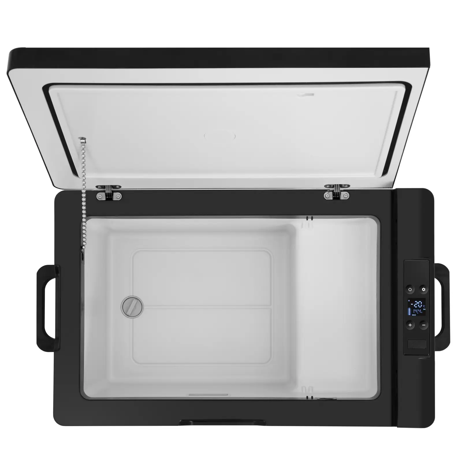 Frigorífico-congelador para automóvel - 12/24 V (DC) / 100 - 240 V (AC) - 30 l - Painel de controlo LED / aplicação