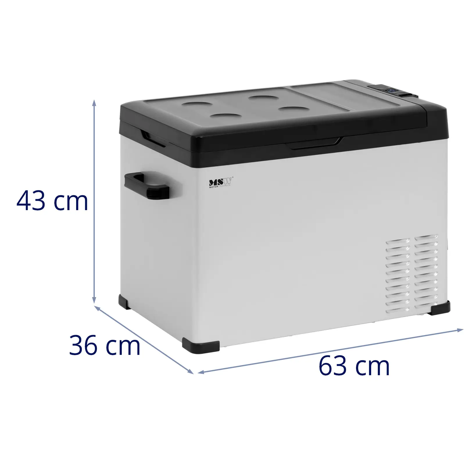 Lednice do auta / mraznička - 12/24 V (DC) /100–240 V (AC) - 40 l - LED ovládání / ovládání přes aplikaci (Materiál: Plast)