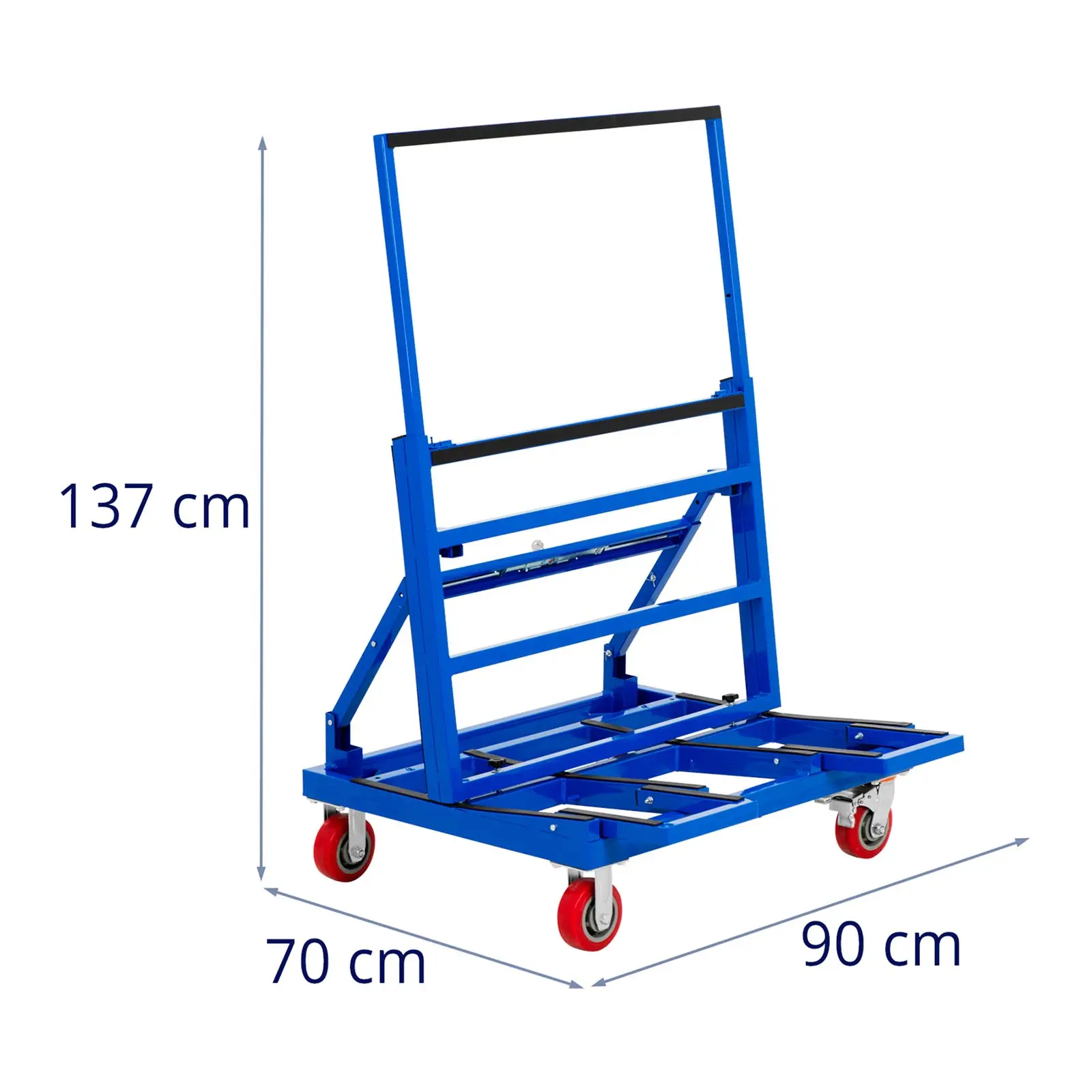 Vozík na sádrokarton - do 600 kg (Materiál: PVC)