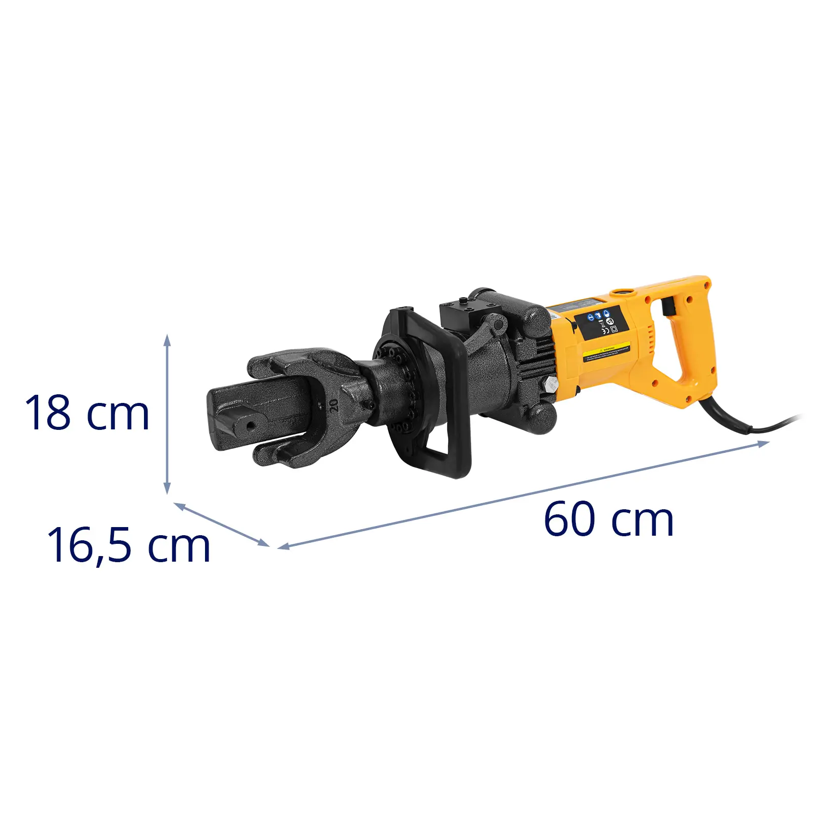Ohýbačka stavební oceli - elektrohydraulická - 1 500 W - přenosná (Maximální pracovní tlak: 300 Bar)