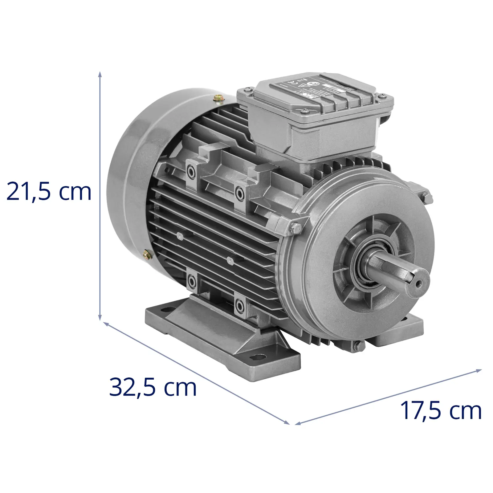 Asynchronní motor - třífázový - 2,2 kW - 2 870 ot/min - 230/400 V - IE3 (Emitovaný hluk: 75.7 dB)
