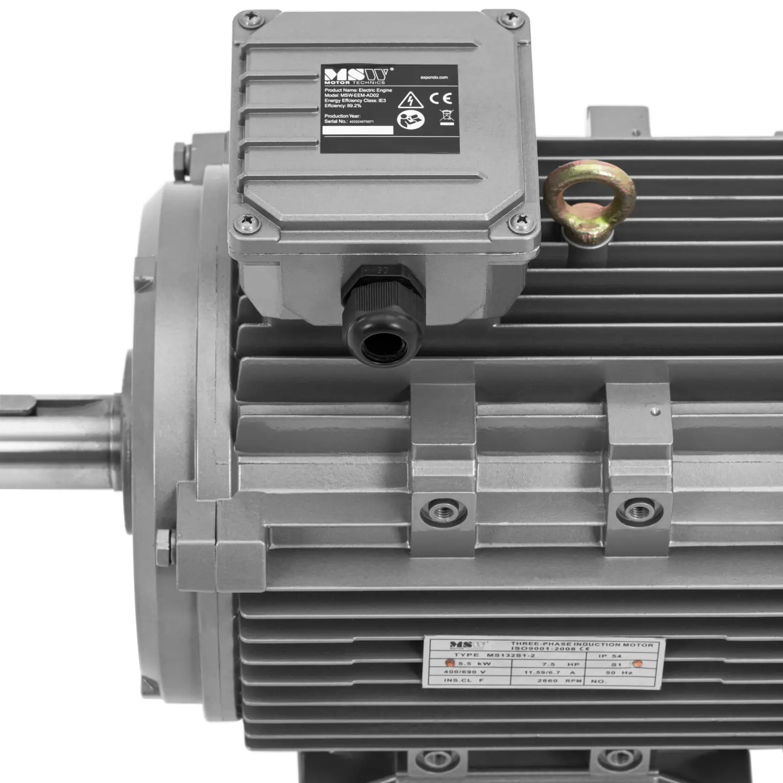 Asynchronní motor - třífázový - 5,5 kW - 2 950 ot/min - 230/400 V - IE3 (Frekvence [Hz]: 50)