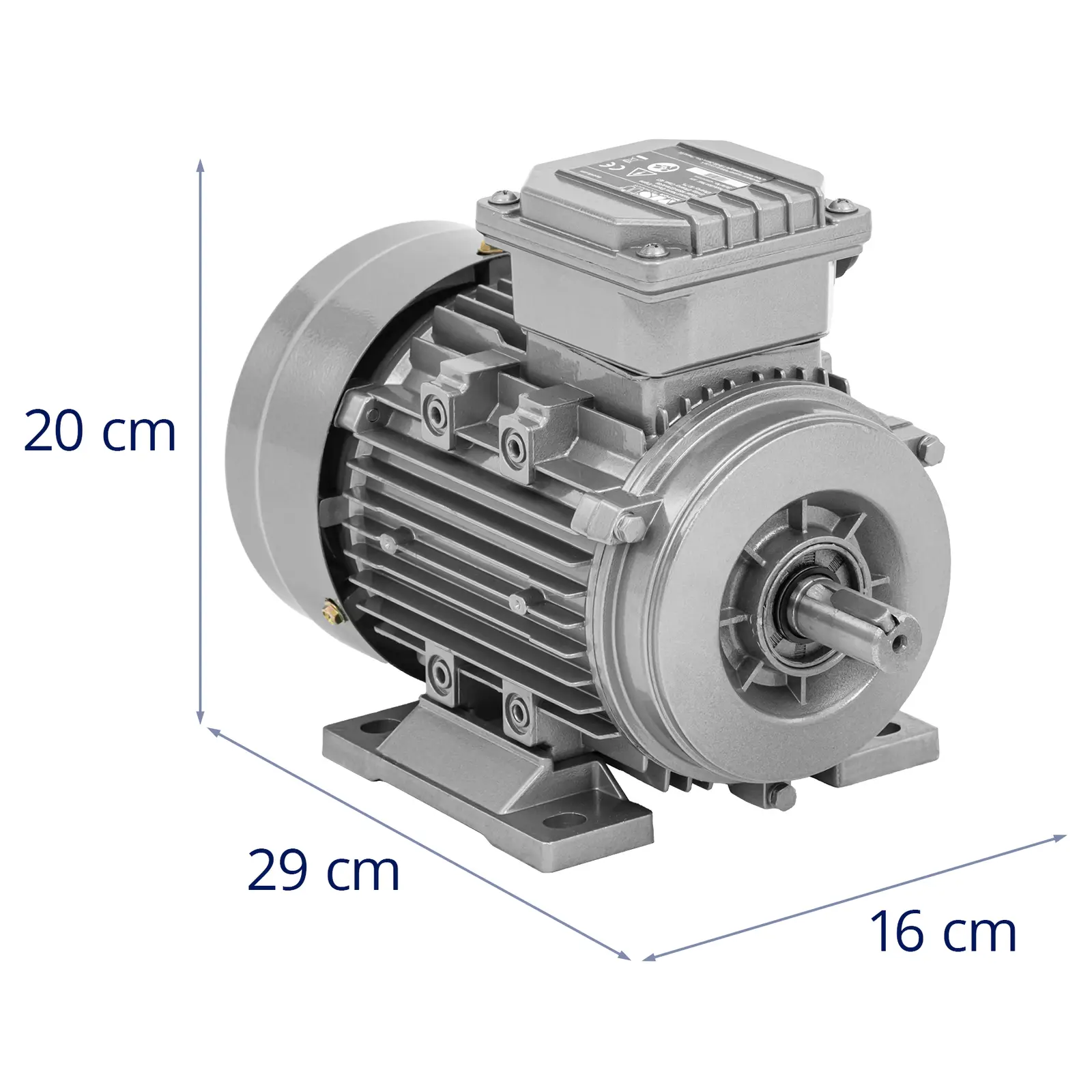 Asynchronní motor - třífázový - 1,1 kW - 2 870 ot/min - 230/400 V - IE3 (Emitovaný hluk: 73.3 dB)