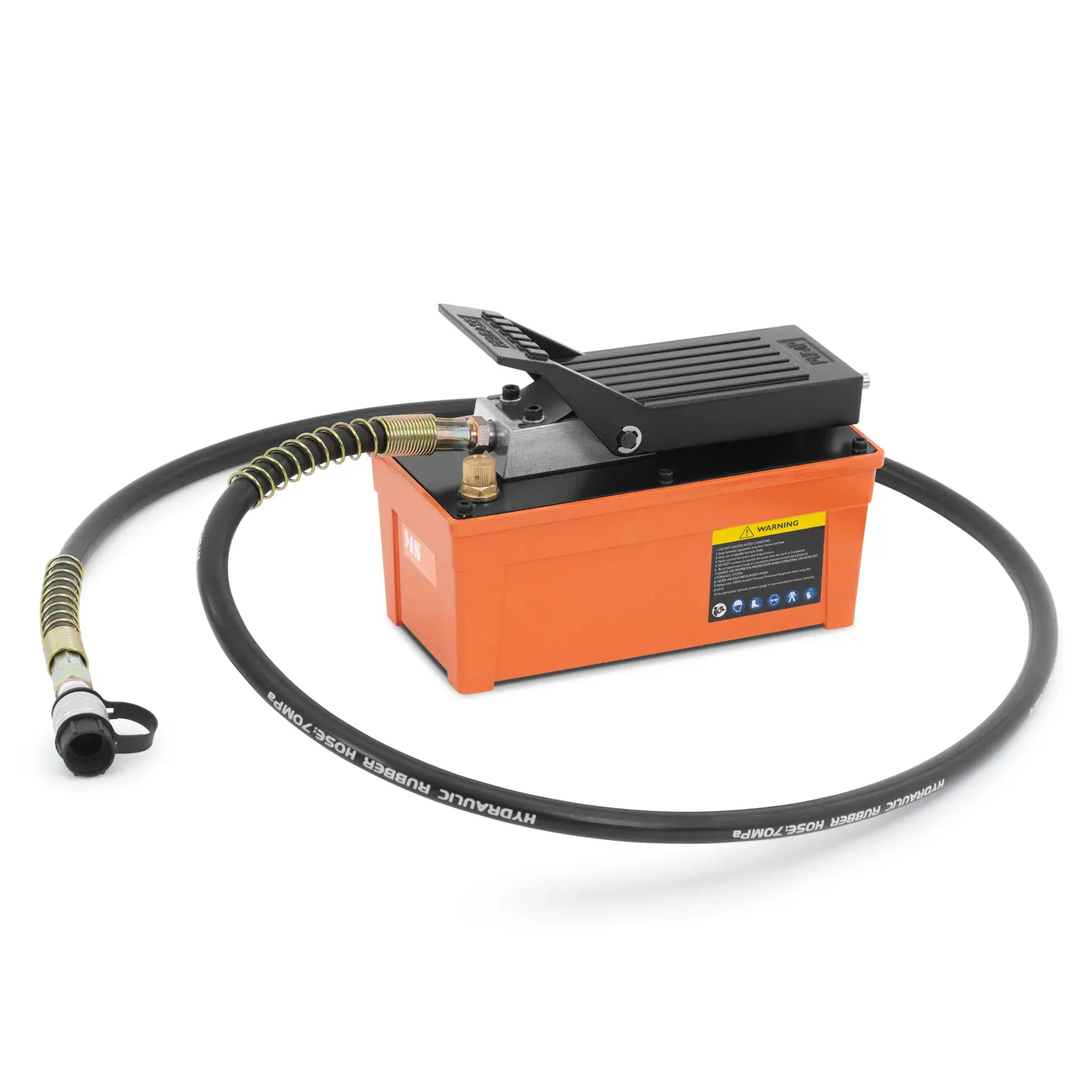 Pneumatické hydraulické čerpadlo - s nožním pedálem - 700 bar - 255 l/min