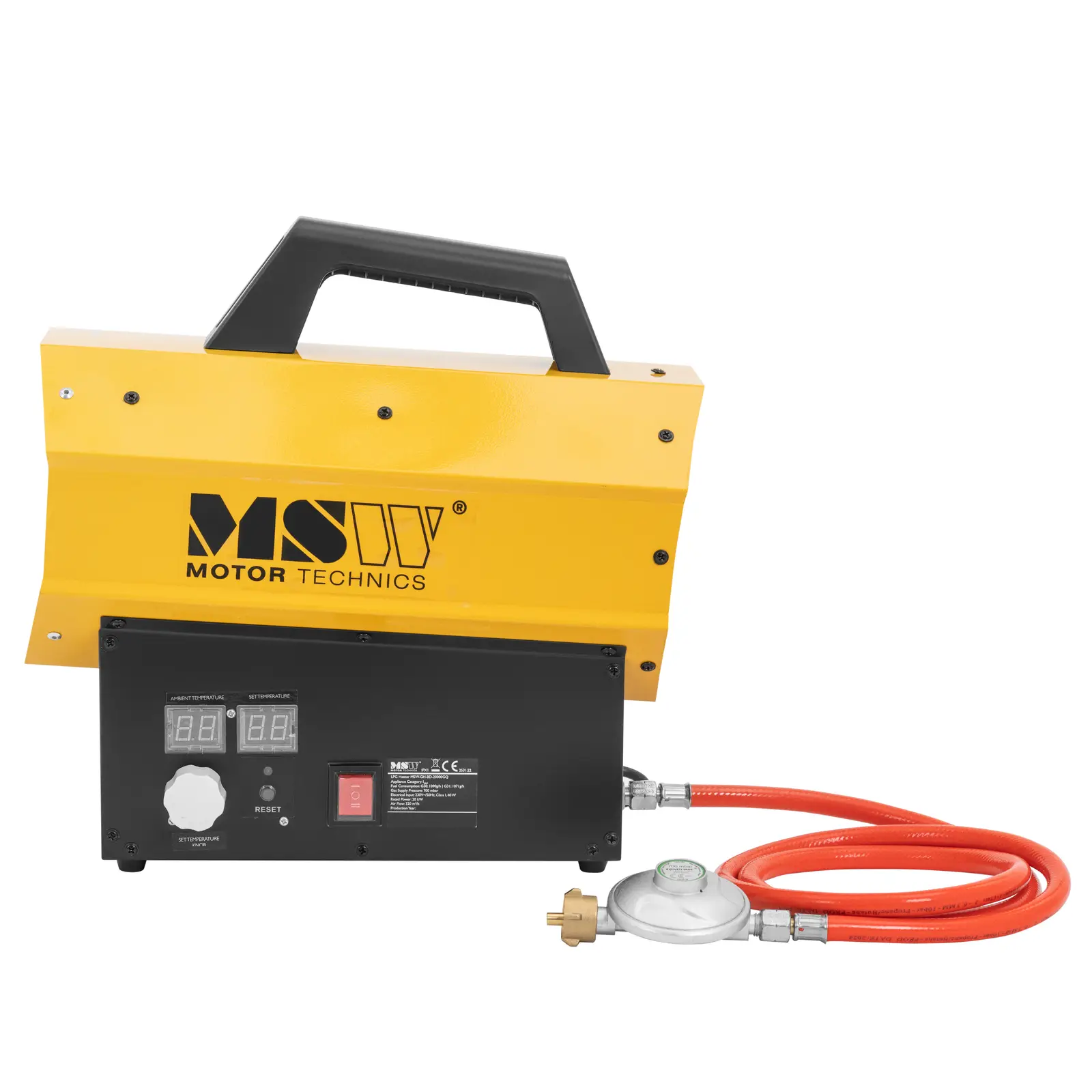 Nagrzewnica gazowa - 20 kW - 160 m² (Zużycie paliwa: 1.09 l/h)