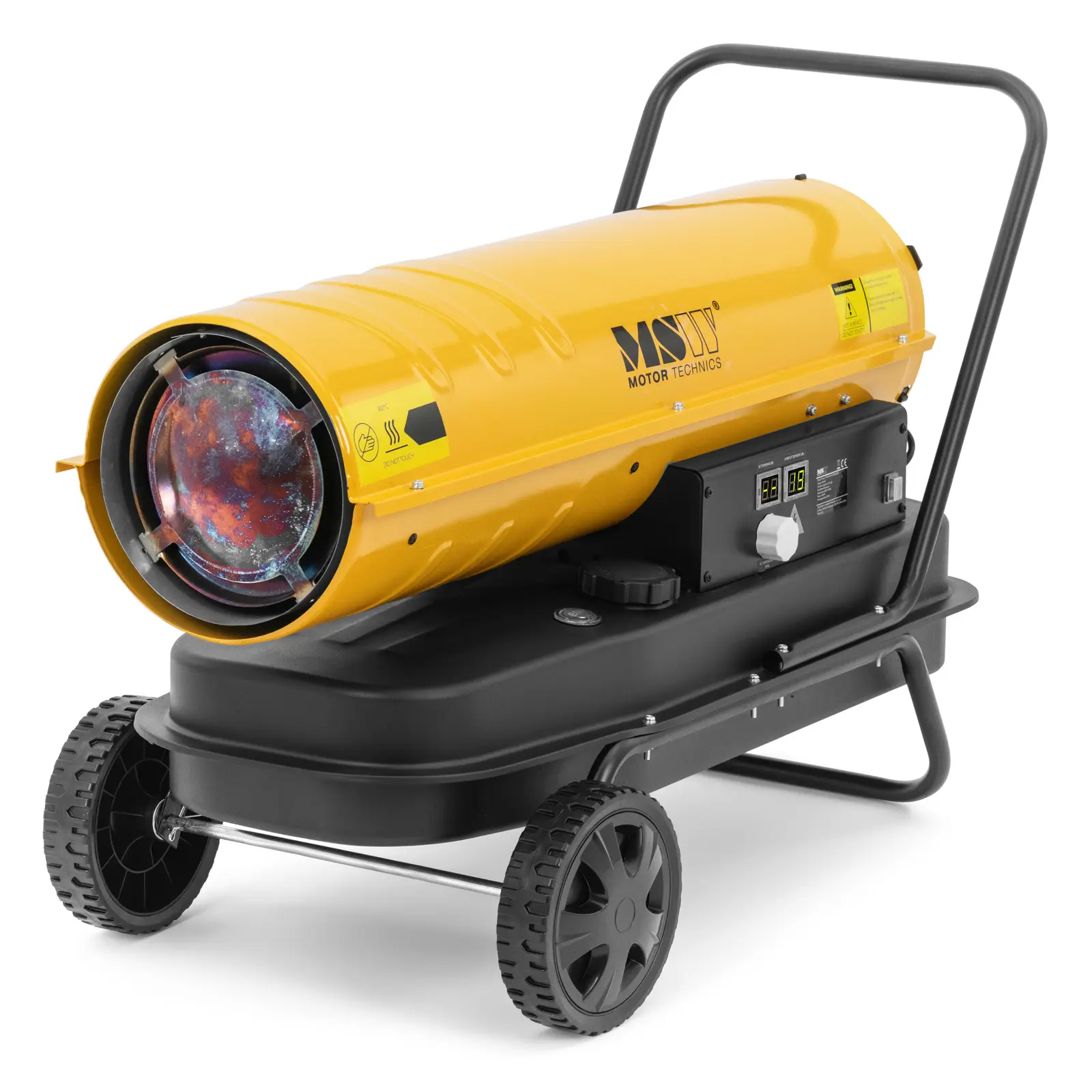 Naftové topidlo s podvozkem - 30 kW - 38 l