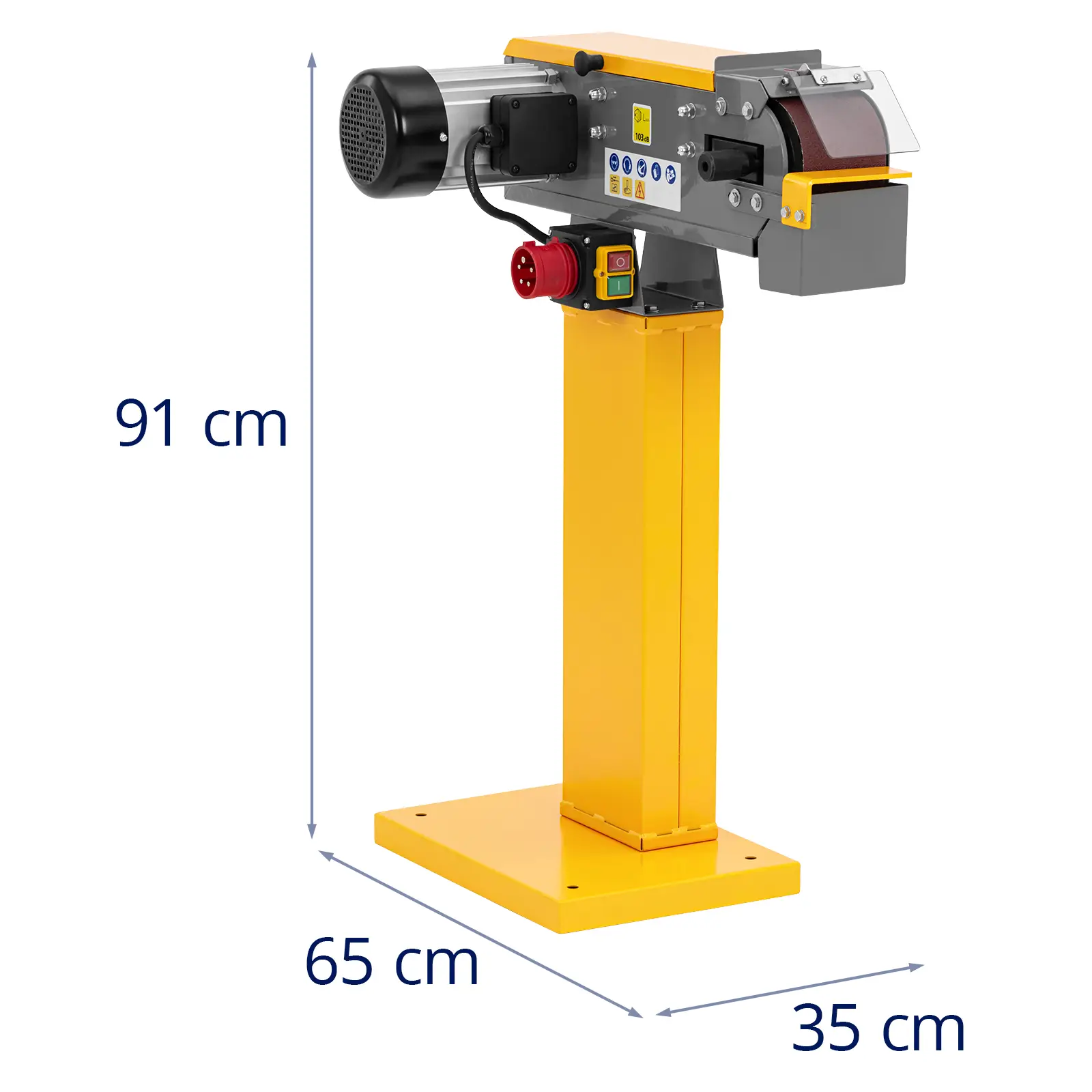 Ponceuse à bande - 1 500 W - 100 mm (Puissance [W]: 1500)