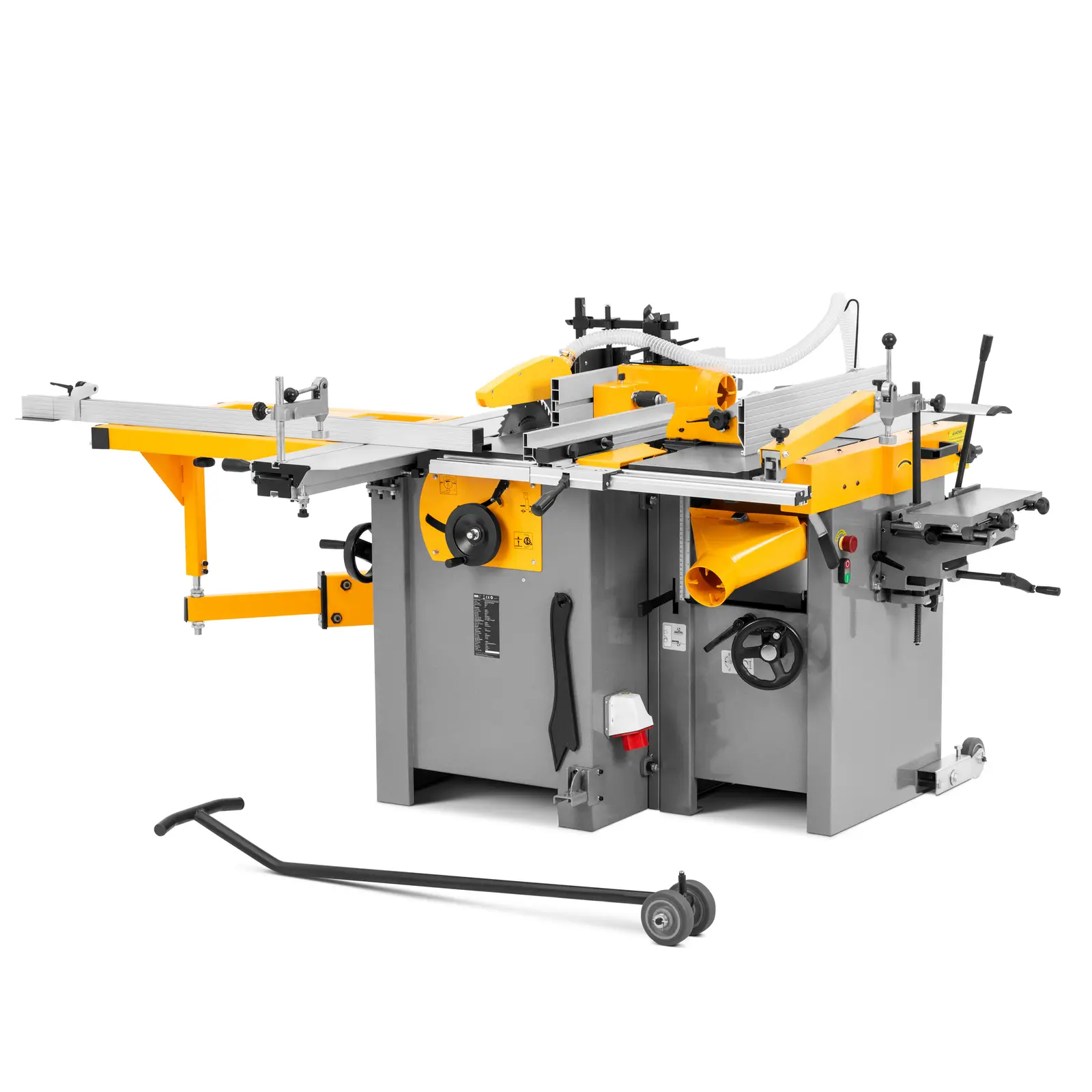 Kombinovaný dřevoobráběcí stroj - pila, frézka, hoblovka - 5 900 W - 400 V