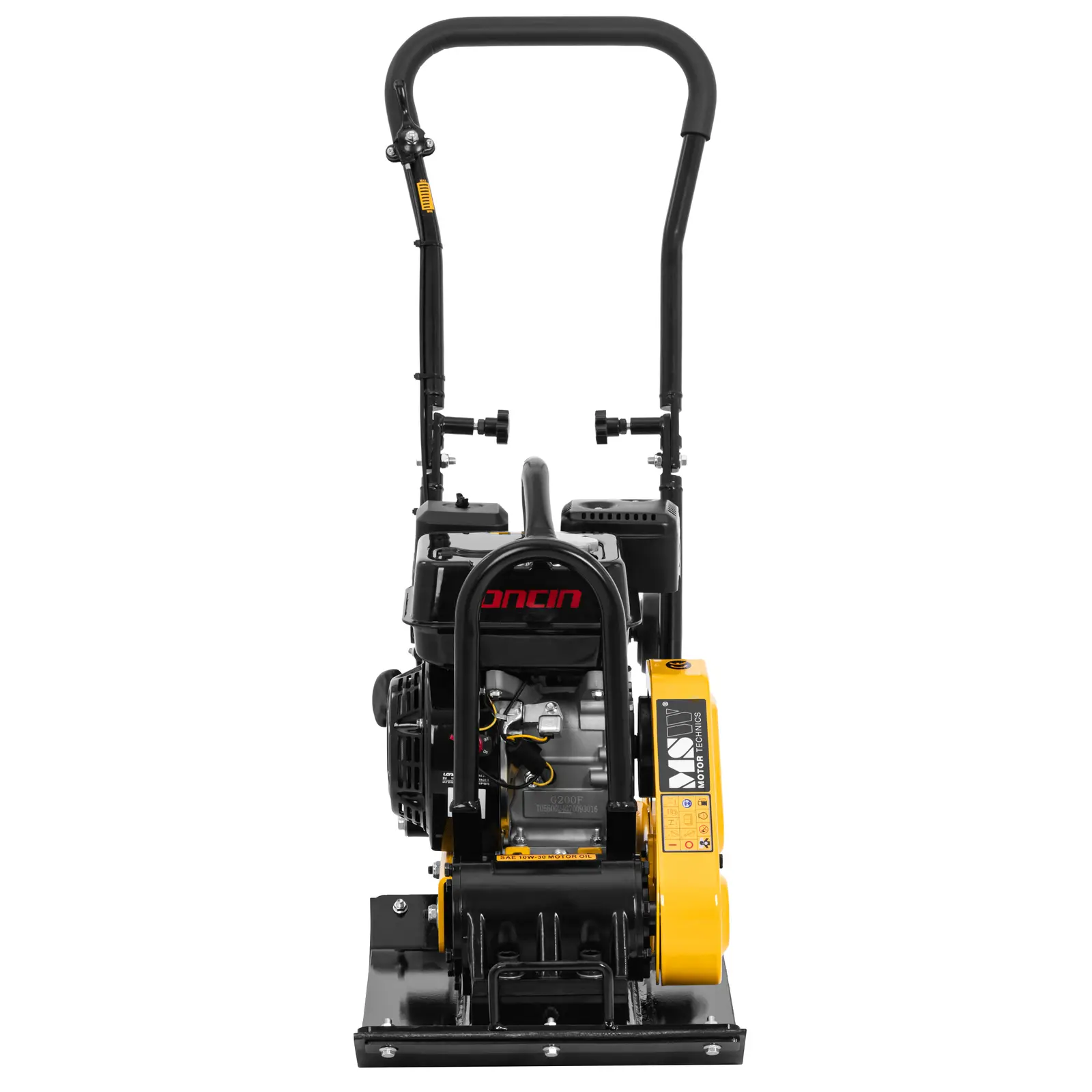  Placa compactadora vibratoria - 51 x 37 cm - 12 kN (Color: Negro)