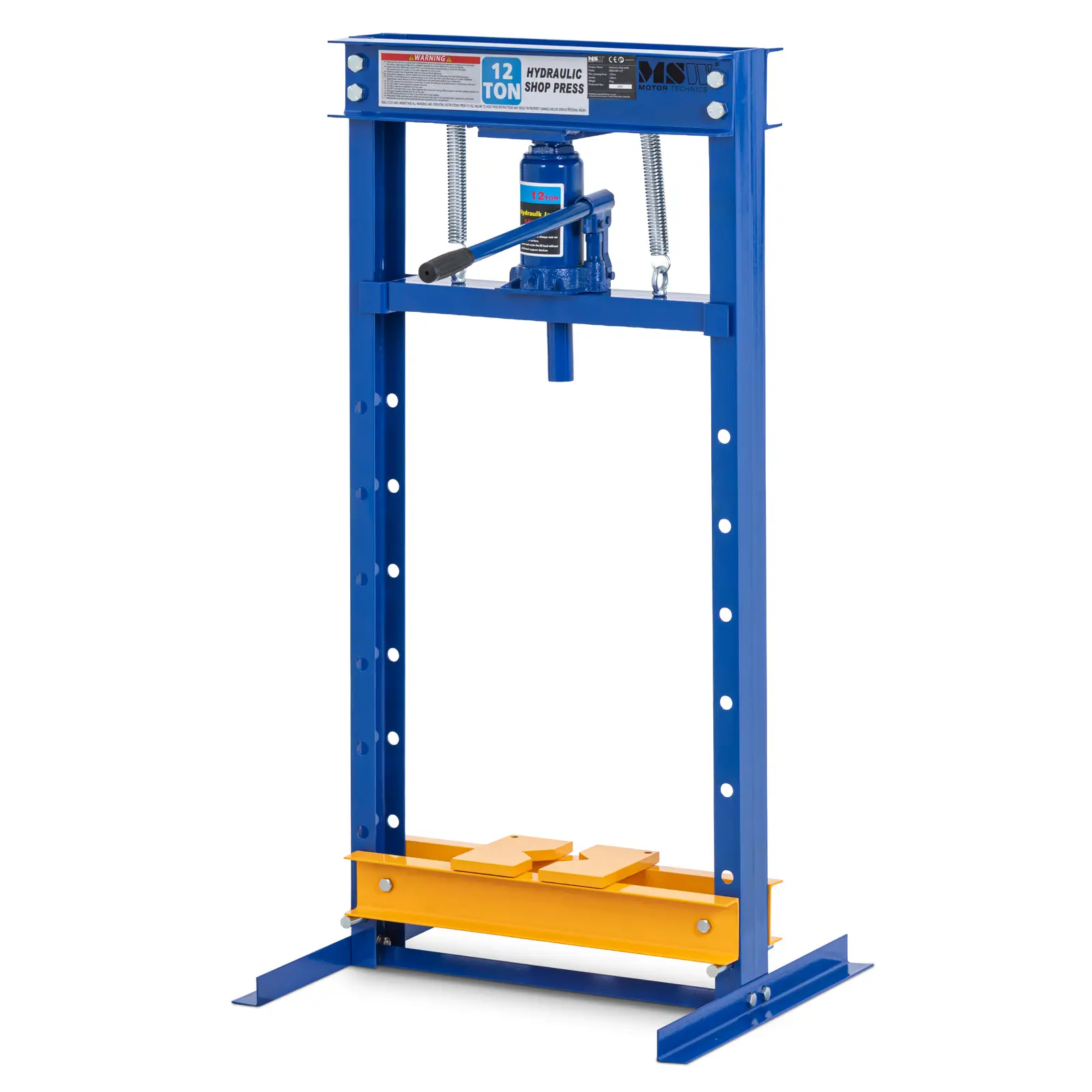 Prasa warsztatowa hydrauliczna - nacisk 12 t