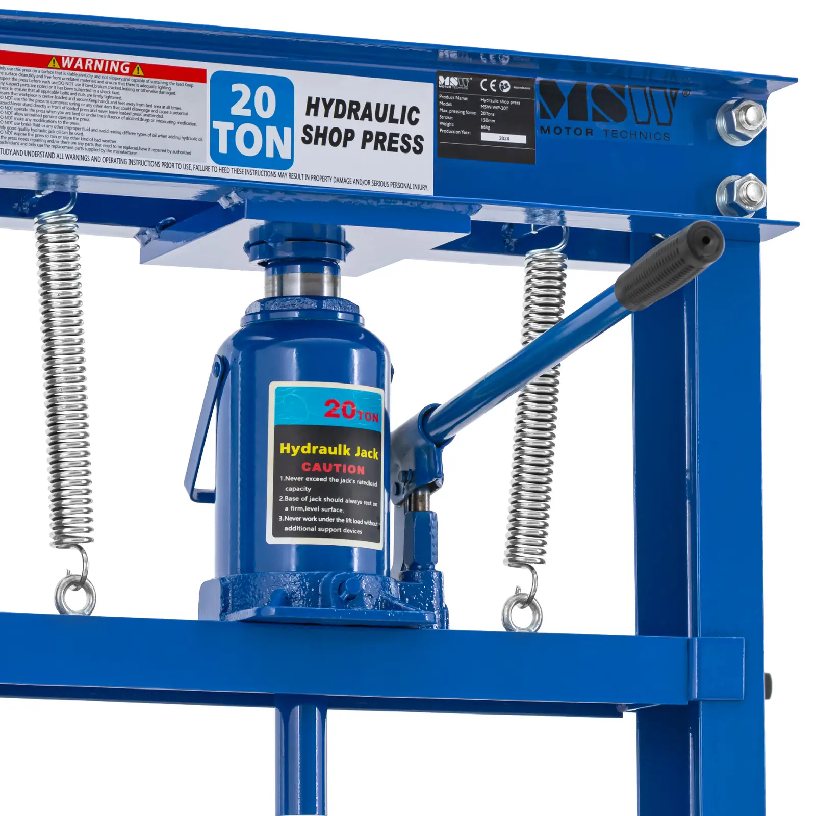 Werkstattpresse hydraulisch - 20 t Pressdruck (Höhe [cm]: 150)