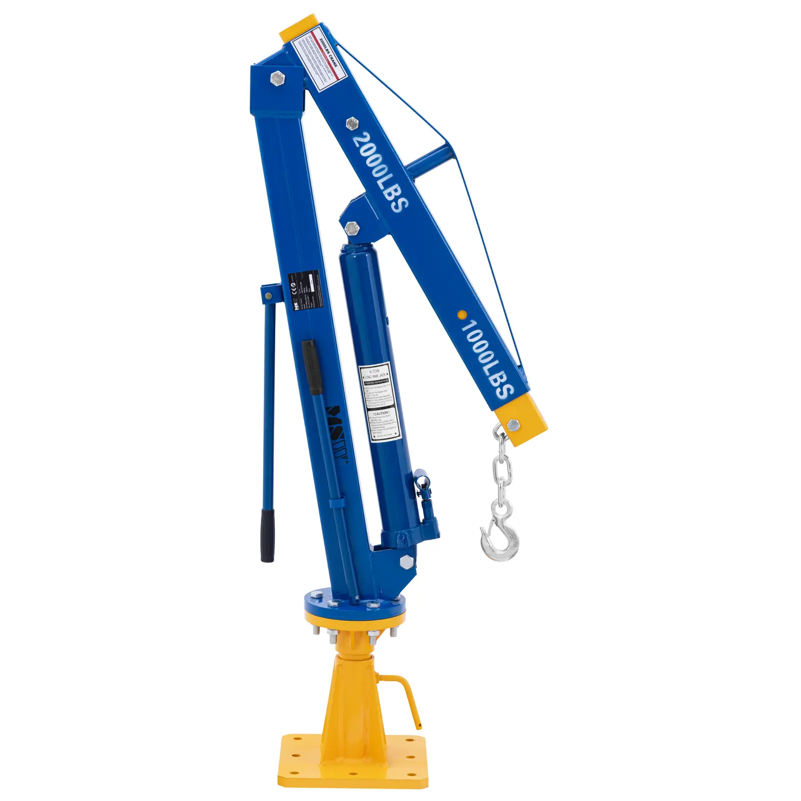 Rakodódaru - hidraulikus - 900 kg - 360° (Alap mérete [mm]: 270 x 270)
