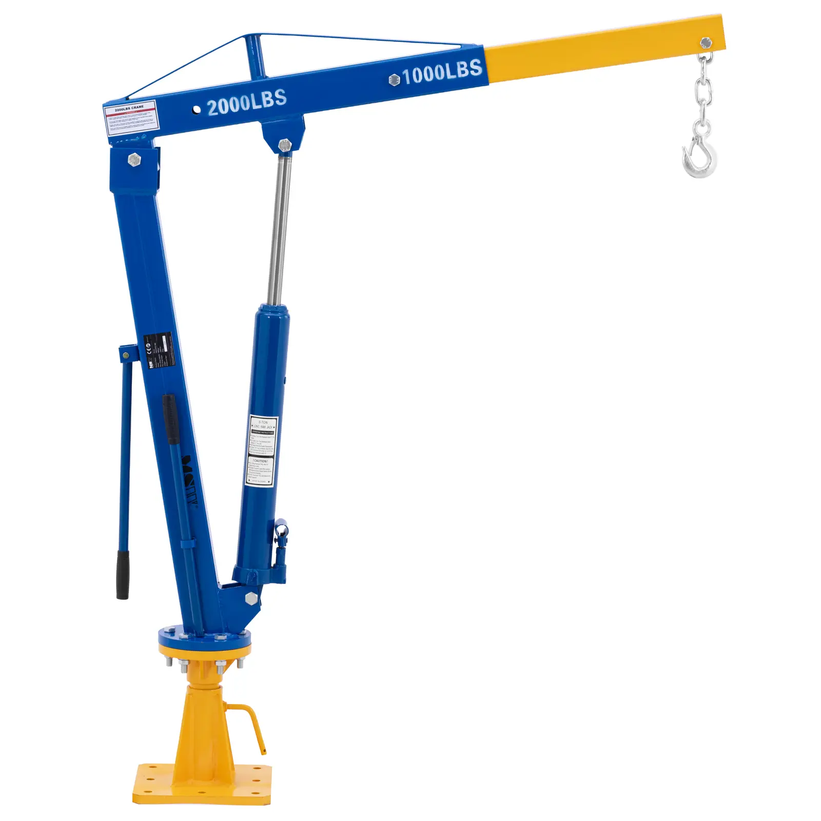 Rakodódaru - hidraulikus - 900 kg - 360° (Szín: Kék)