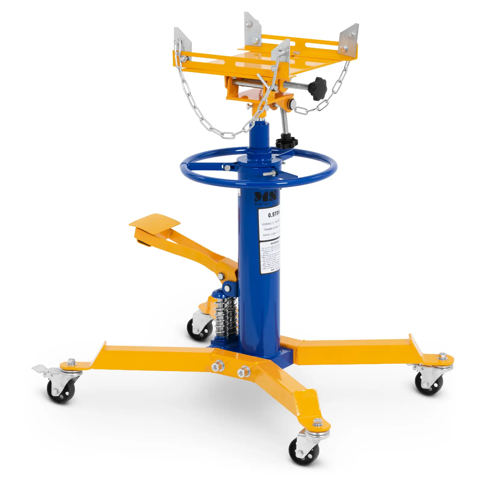 Zdvihák na prevodovky - hydraulický - do 500 kg - 80,5 až 180 cm