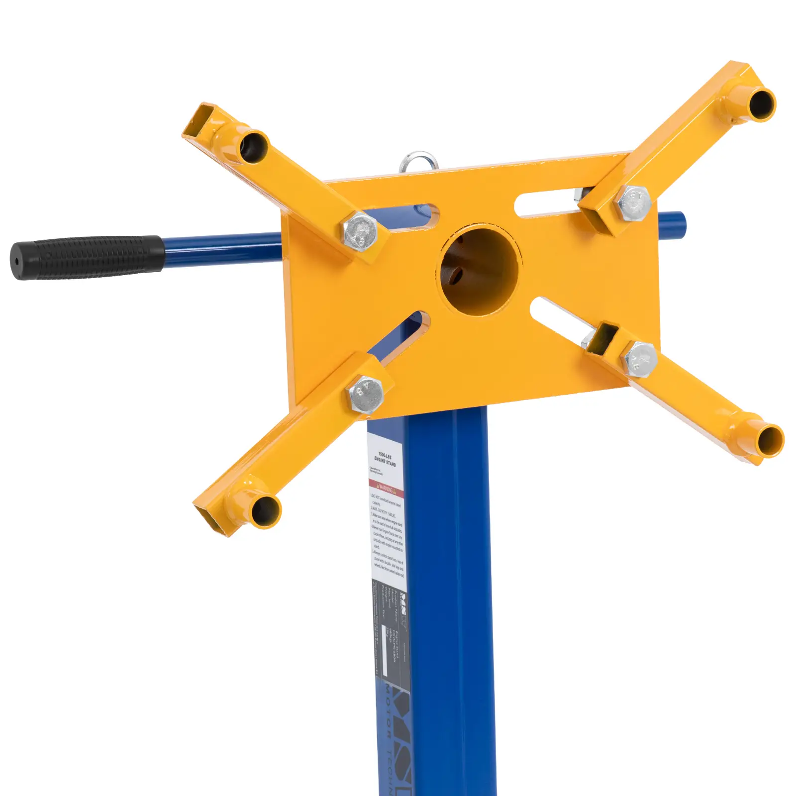 Soporte para motores - 680 kg - 4 ruedas (Color: Azul)