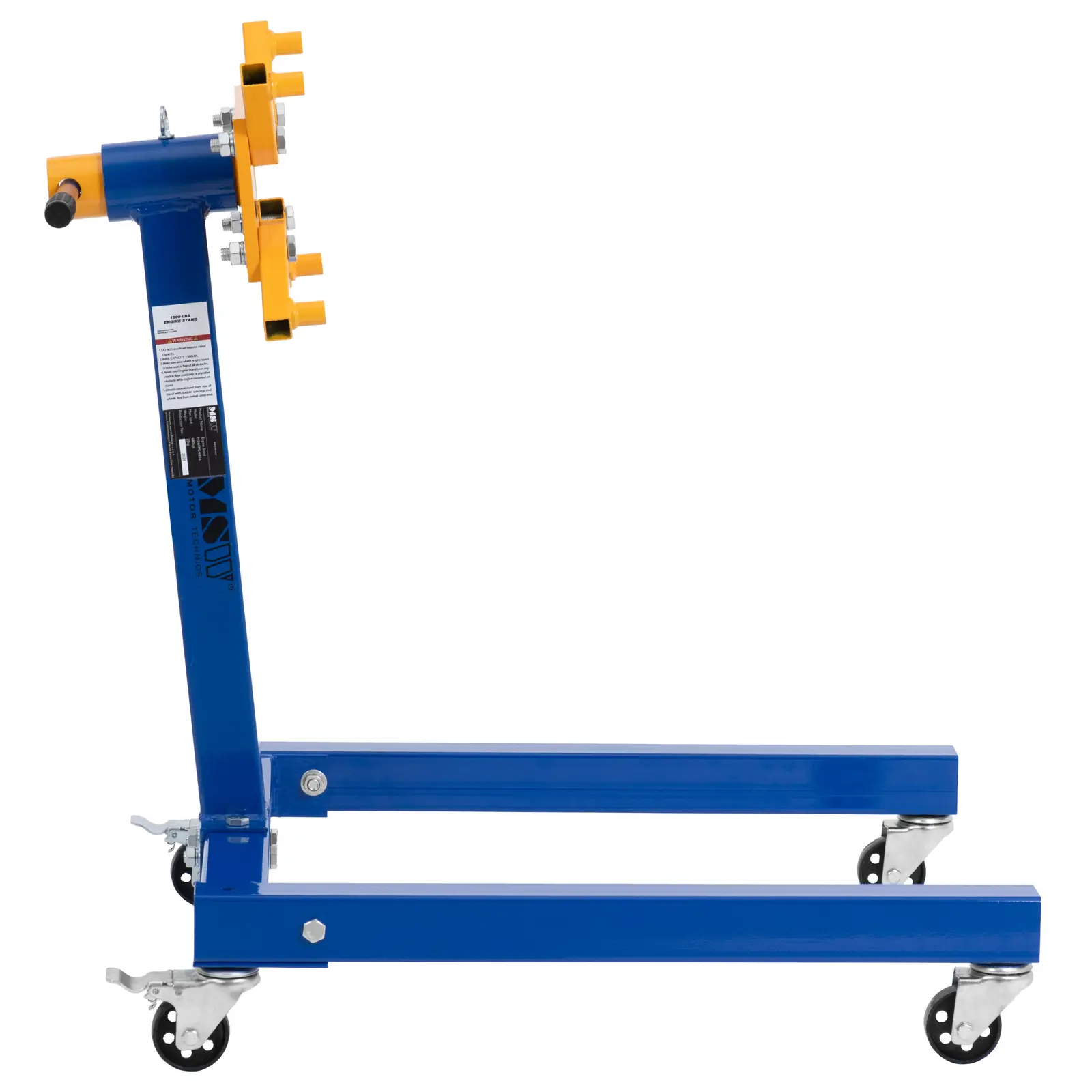 Soporte para motores - 680 kg - 4 ruedas (Tamaño de la placa de sujeción [cm]: 25 x 15)