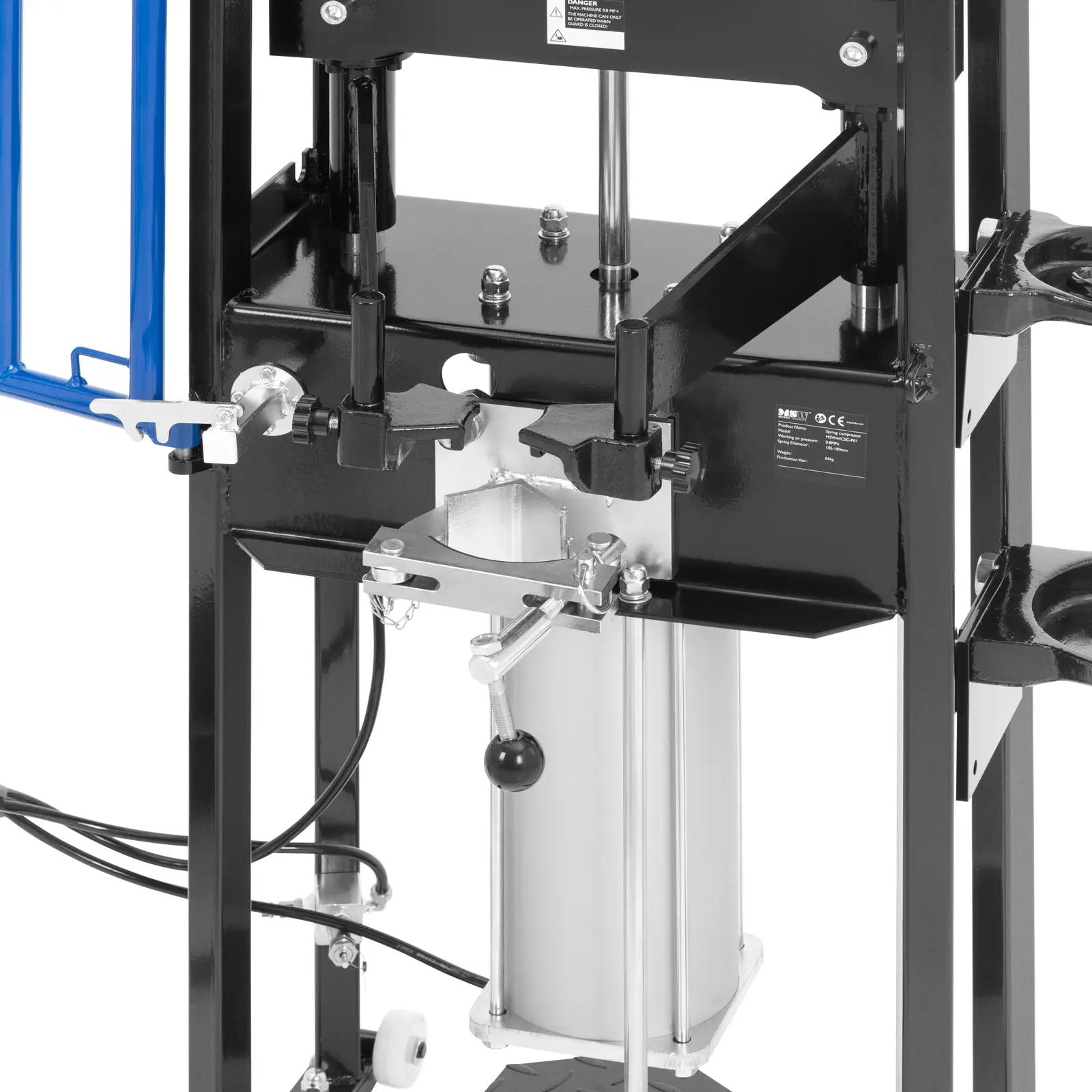 Jousipuristin - pneumaattinen - 1 t - 8 bar