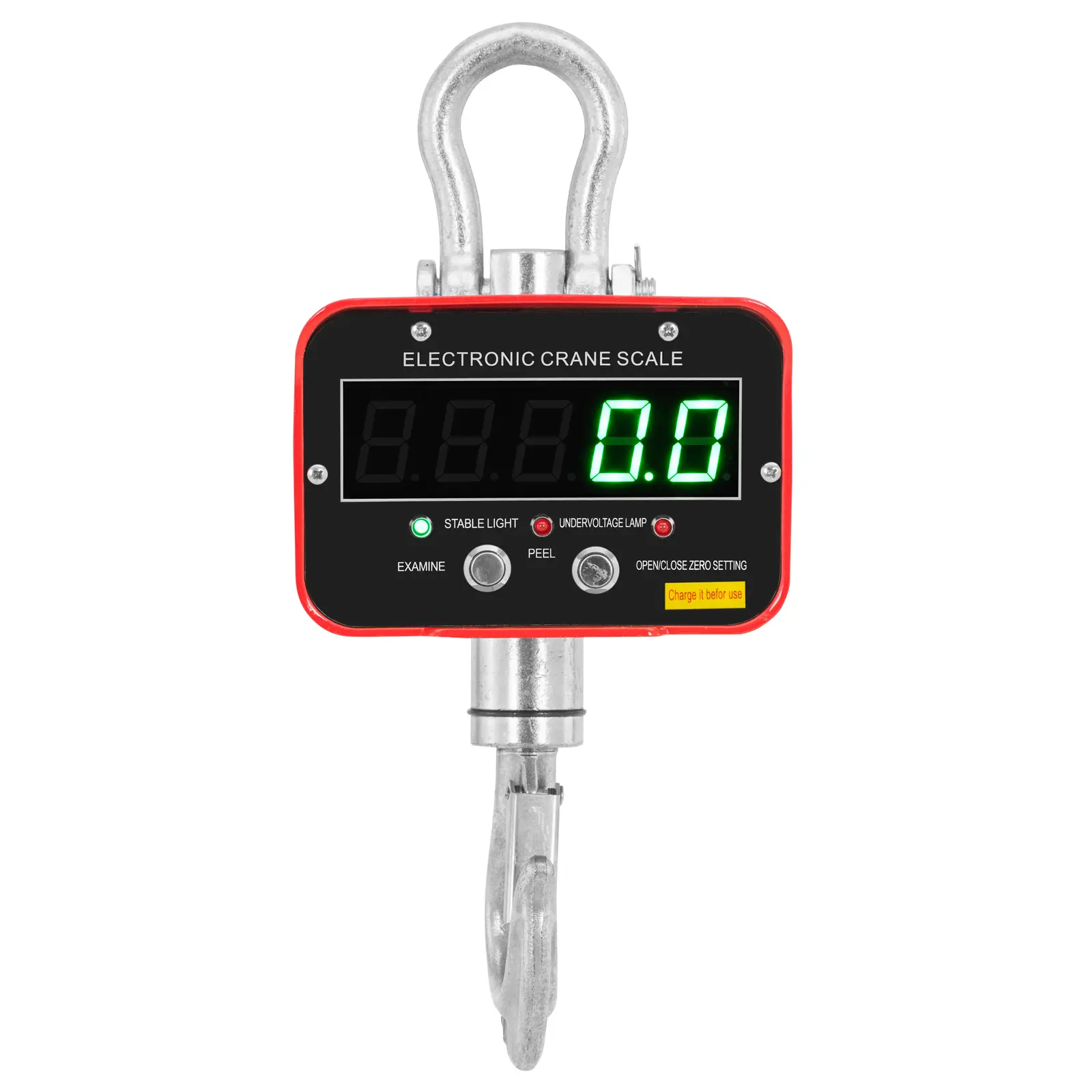 Balance suspendue - 2 000 kg / 1 kg - LED - Télécommande (Précision: 1 kg)