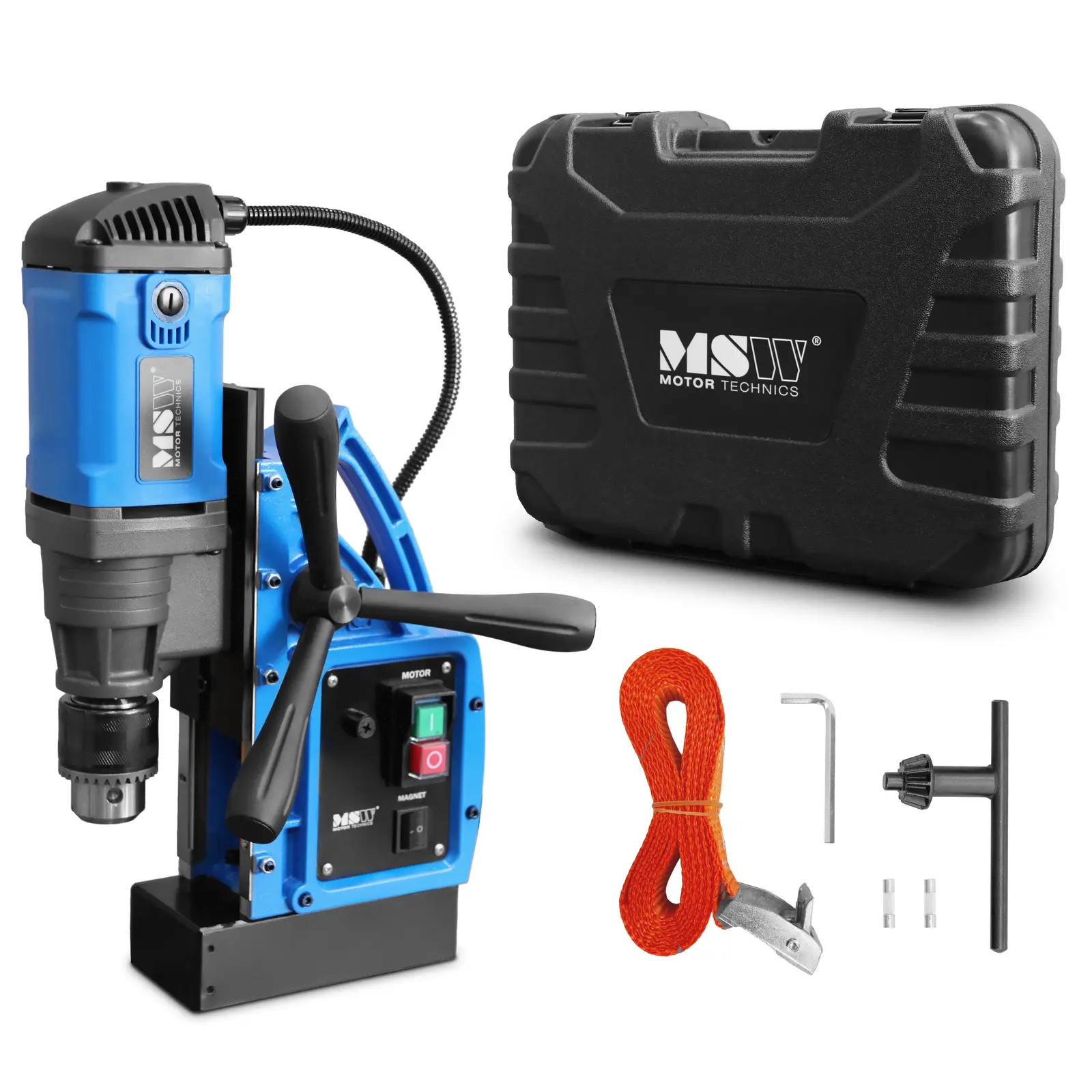 Mágneses fúrógép - 1480 W - 700 rpm - Fúrási átmérő max. 16 mm