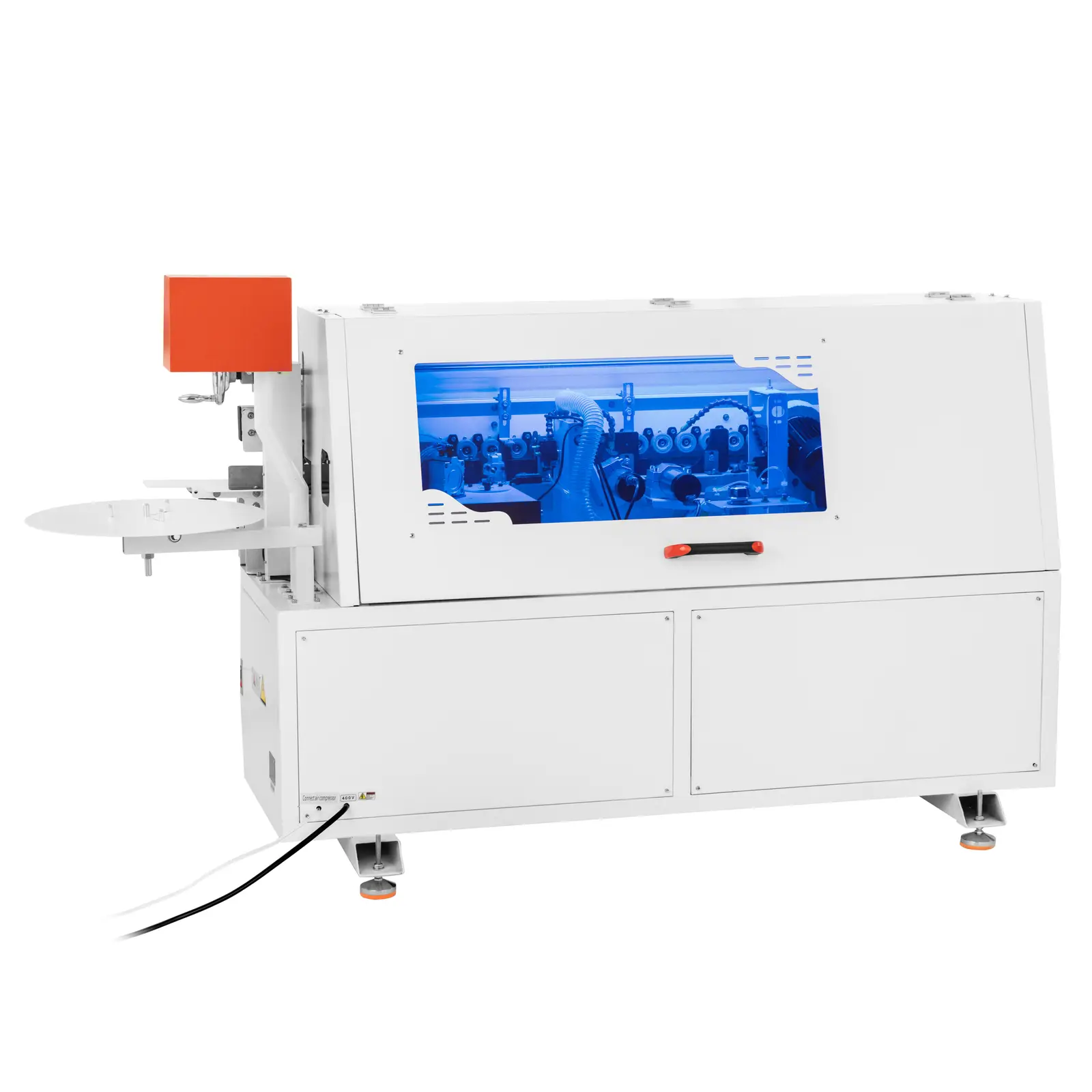 Olepovačka hran - 5 300 W - rychlost posuvu 0–10 m/min - 120–200 °C (Šířka obrobku min. [mm]: 100)