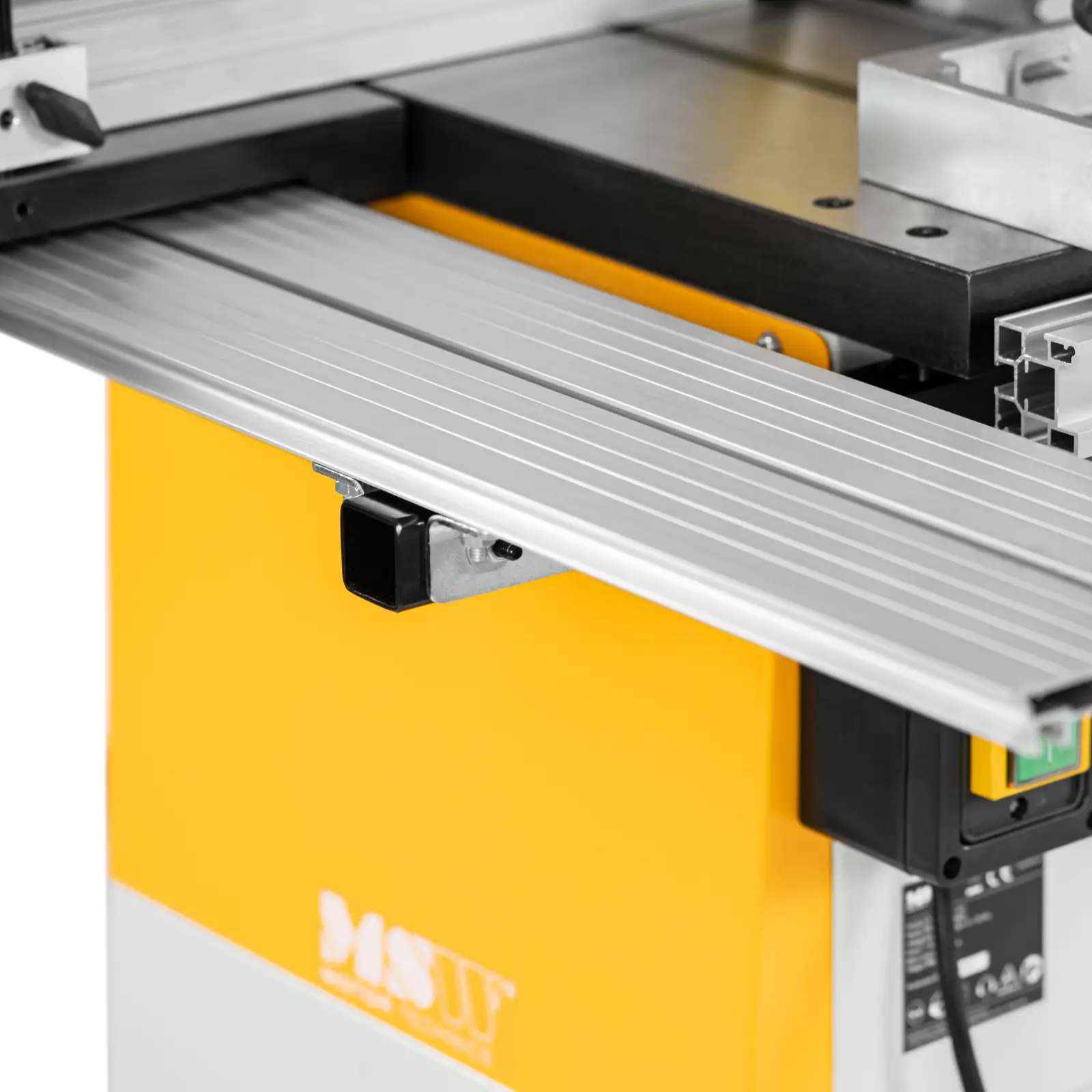 Piła stołowa tarczowa - 1100 W - 400 V - tarcza 200 mm - do drewna (Materiał: Stop aluminium)
