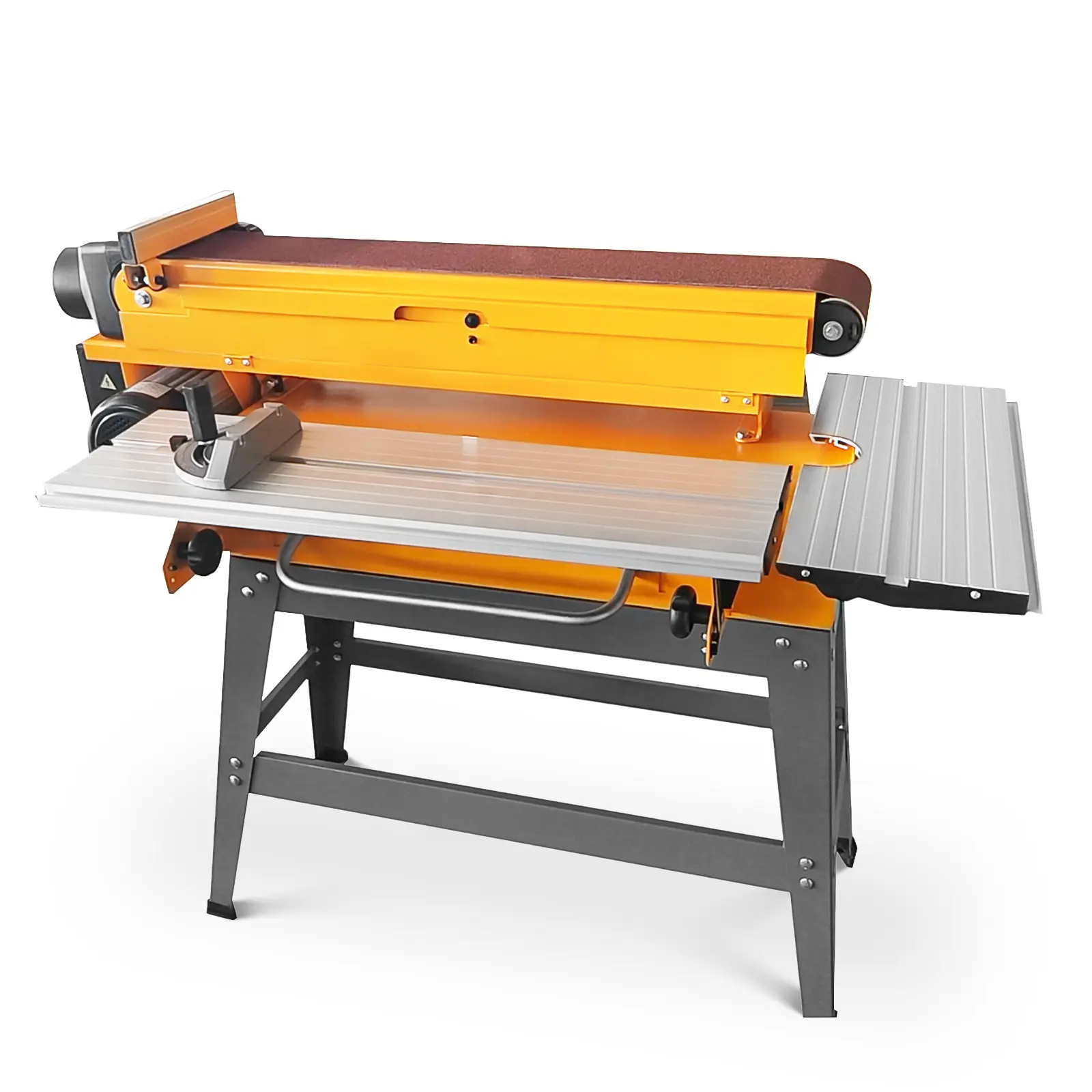 Mașină de șlefuit cu bandă - 1100 W - braț de șlefuire înclinat - pentru lemn, metal, margini - electric - Imaginea produsului