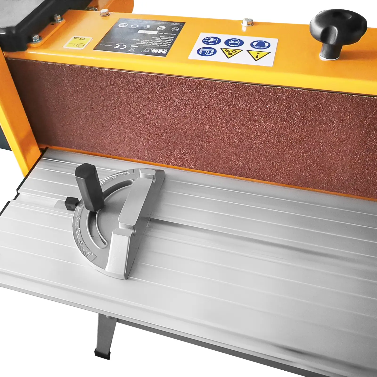 Szalagcsiszoló - 1100 W - dönthető csiszolókar - fa, fém, élek - elektromos (Anyag: Porbevonatú acél)