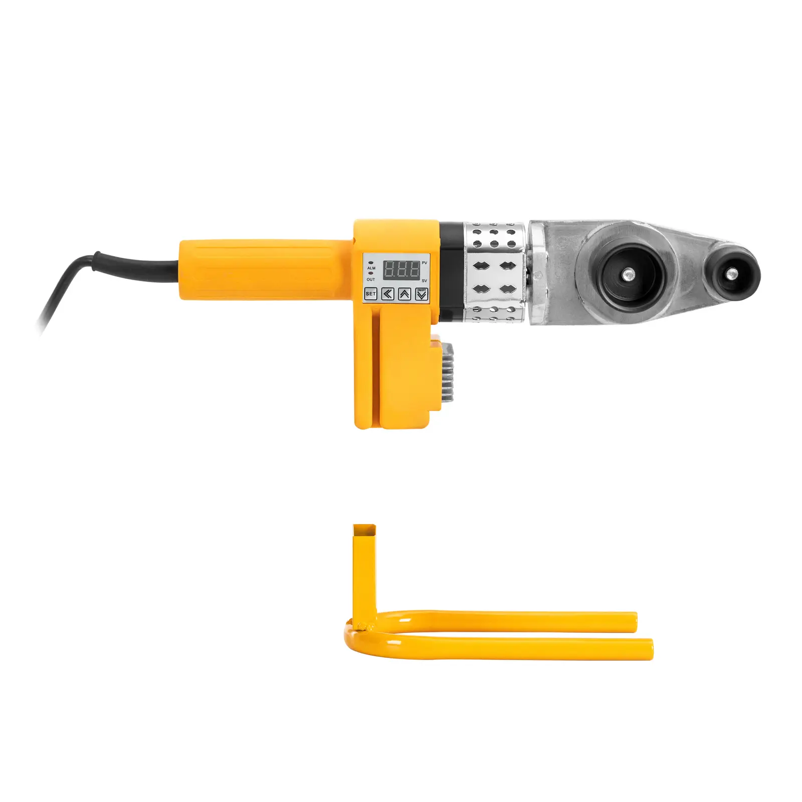 Svářečka na plasty - 800 W - 20 až 32 mm - do 300 °C - digitální displej (Materiál: Hliník)