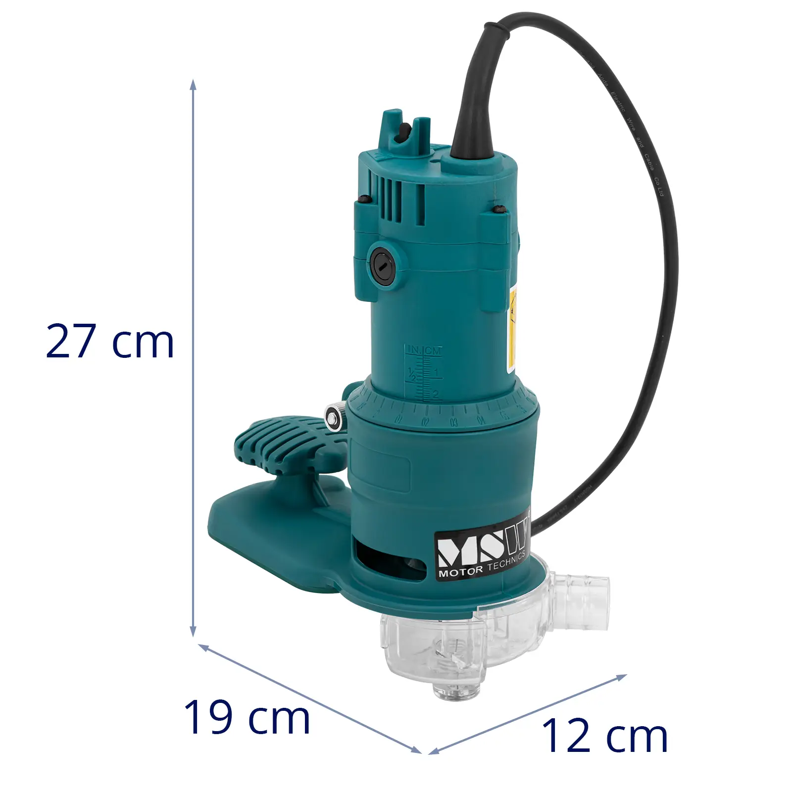 Hranová frézka - 350 W - 28 000 ot/min (Materiál: Plast ABS)