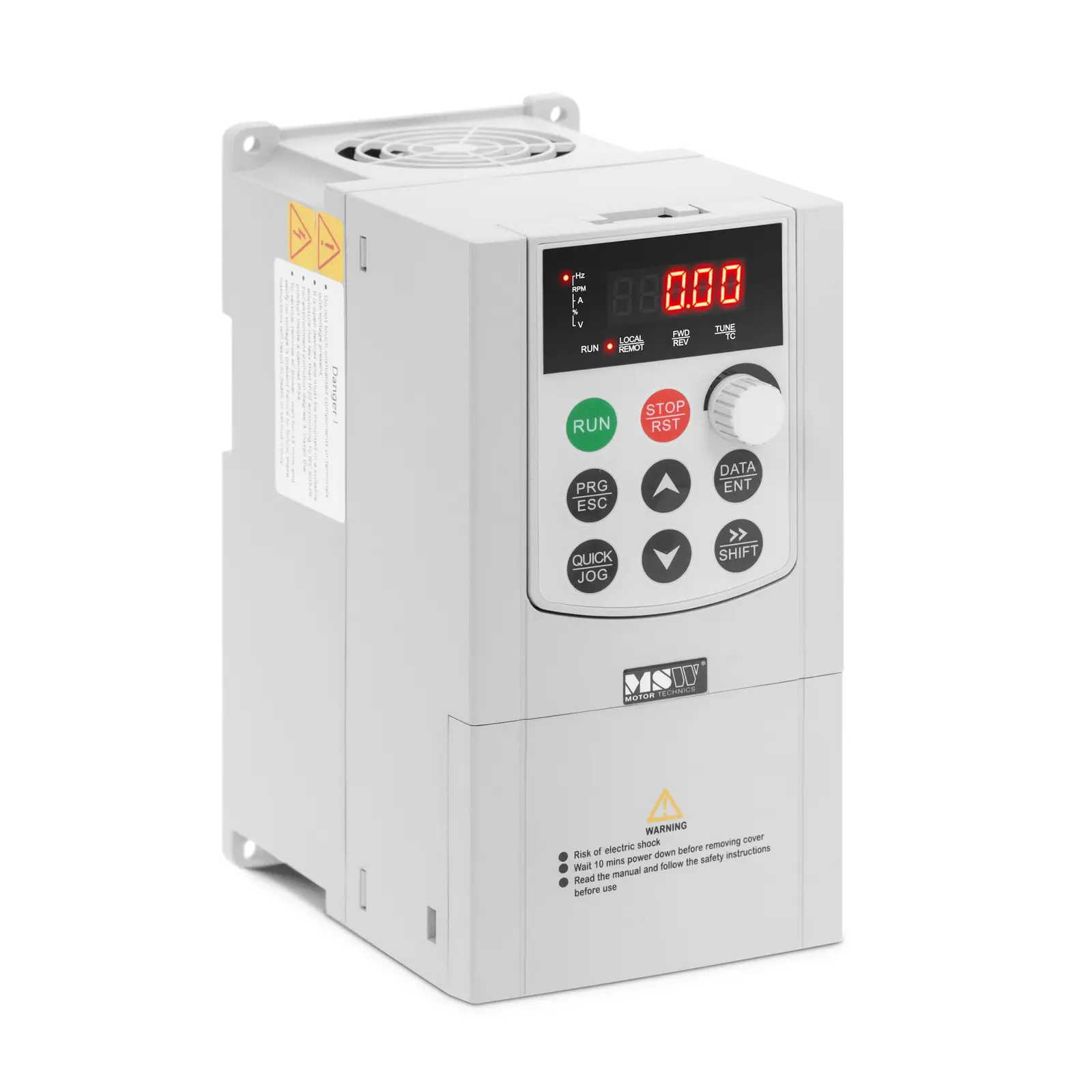 Convertitore di frequenza VFD - 3.700 W - 400 V - Da 0,1 a 500 Hz - LED