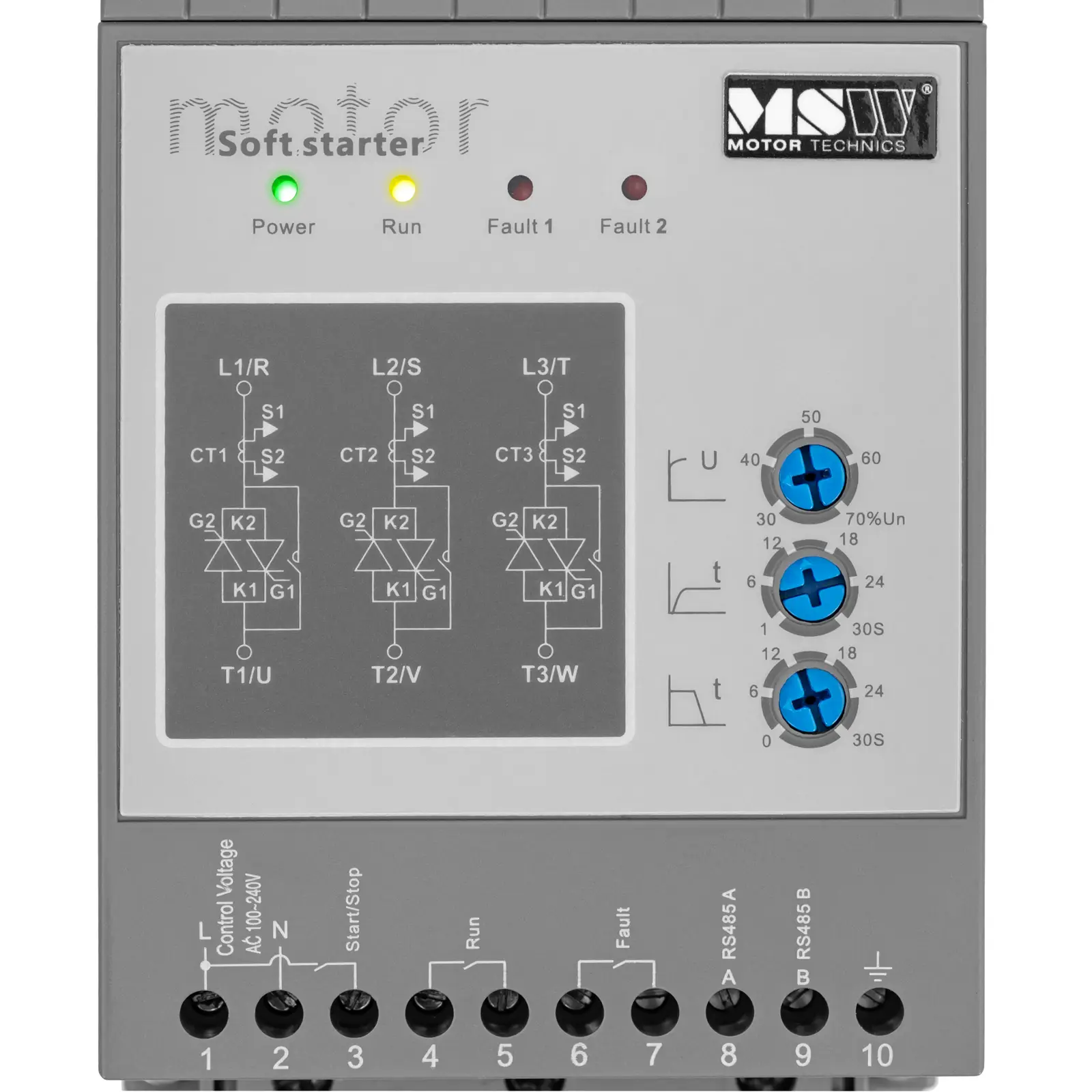 Softstartér - 400 V / 100–240 V - 1,5 kW - 3 A