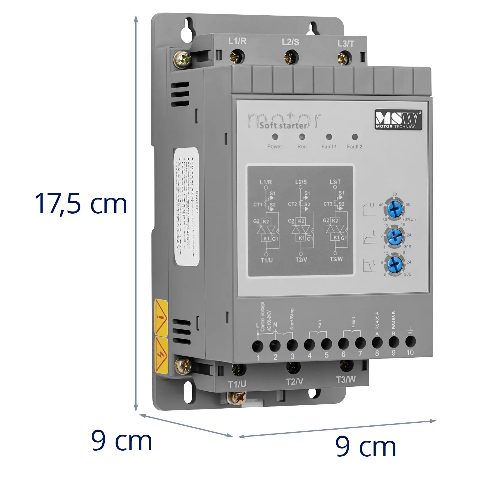 Softstarter - 400 V / 100 - 240 V - 1,5 kW - 3 A