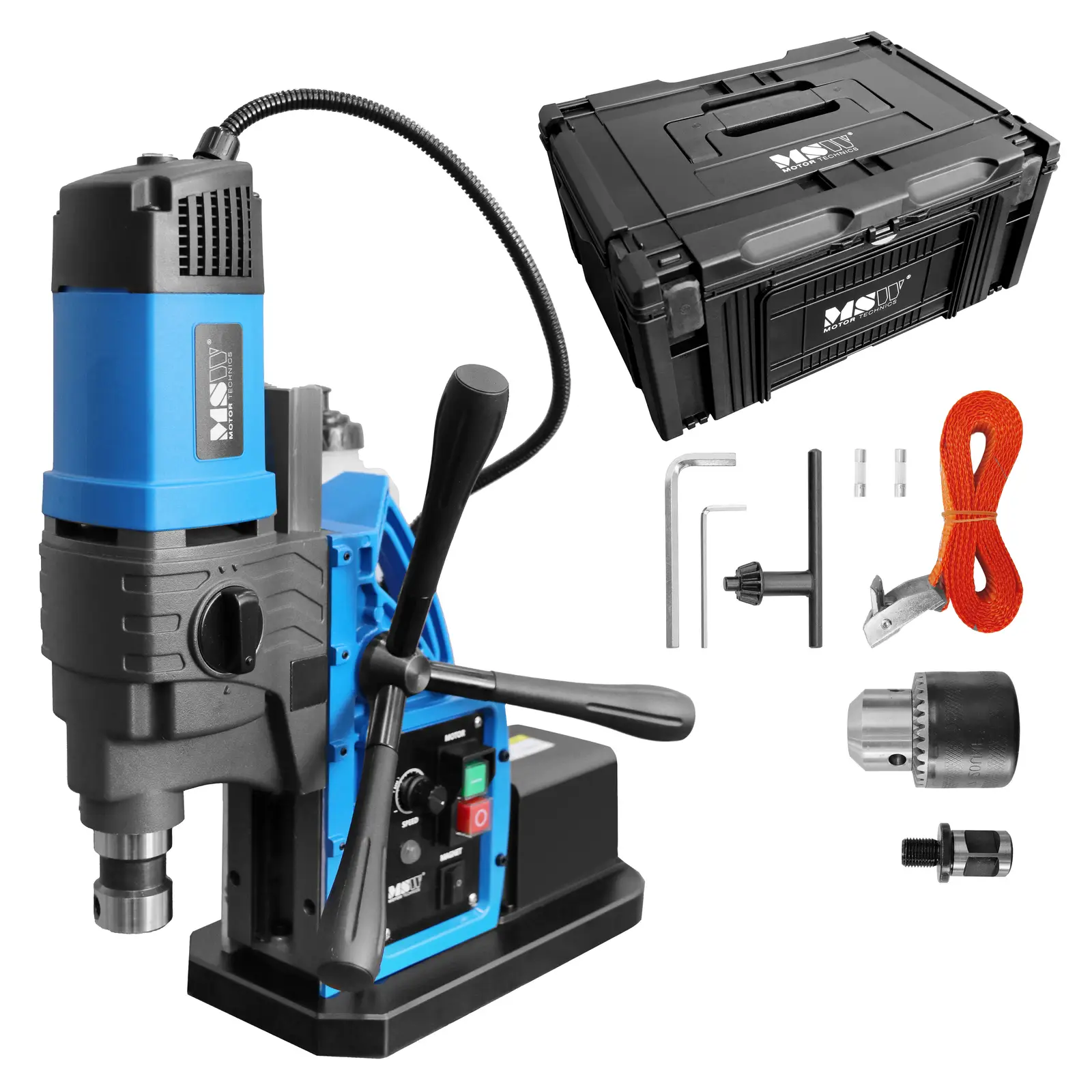 Mașină de găurit cu magnet - cu vid - 1650 W - 560 rpm - diametru