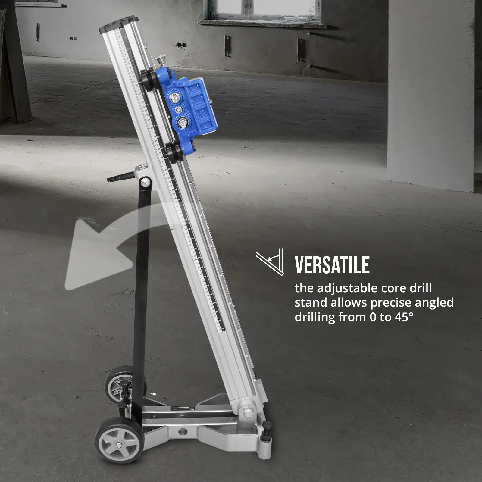 Kernbohrständer - Bohrdurchmesser bis 250 mm (Material: Aluminiumlegierung)