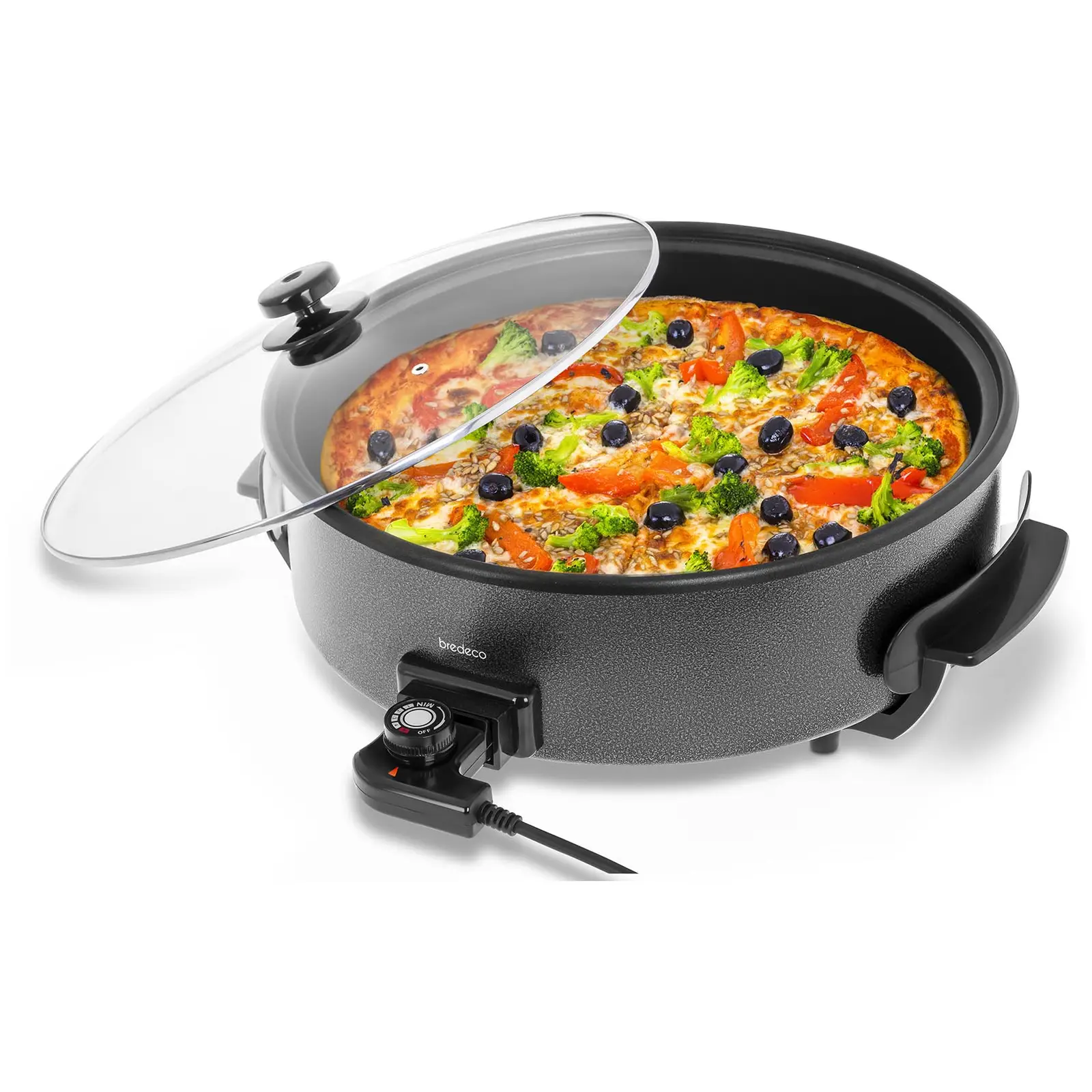 Levně Pánev na pizzu -Ø 40 cm výška 9 cm - Pizza pánve bredeco