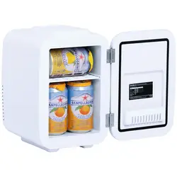 Mini frigo portatile elettrico - 4 L - bianco